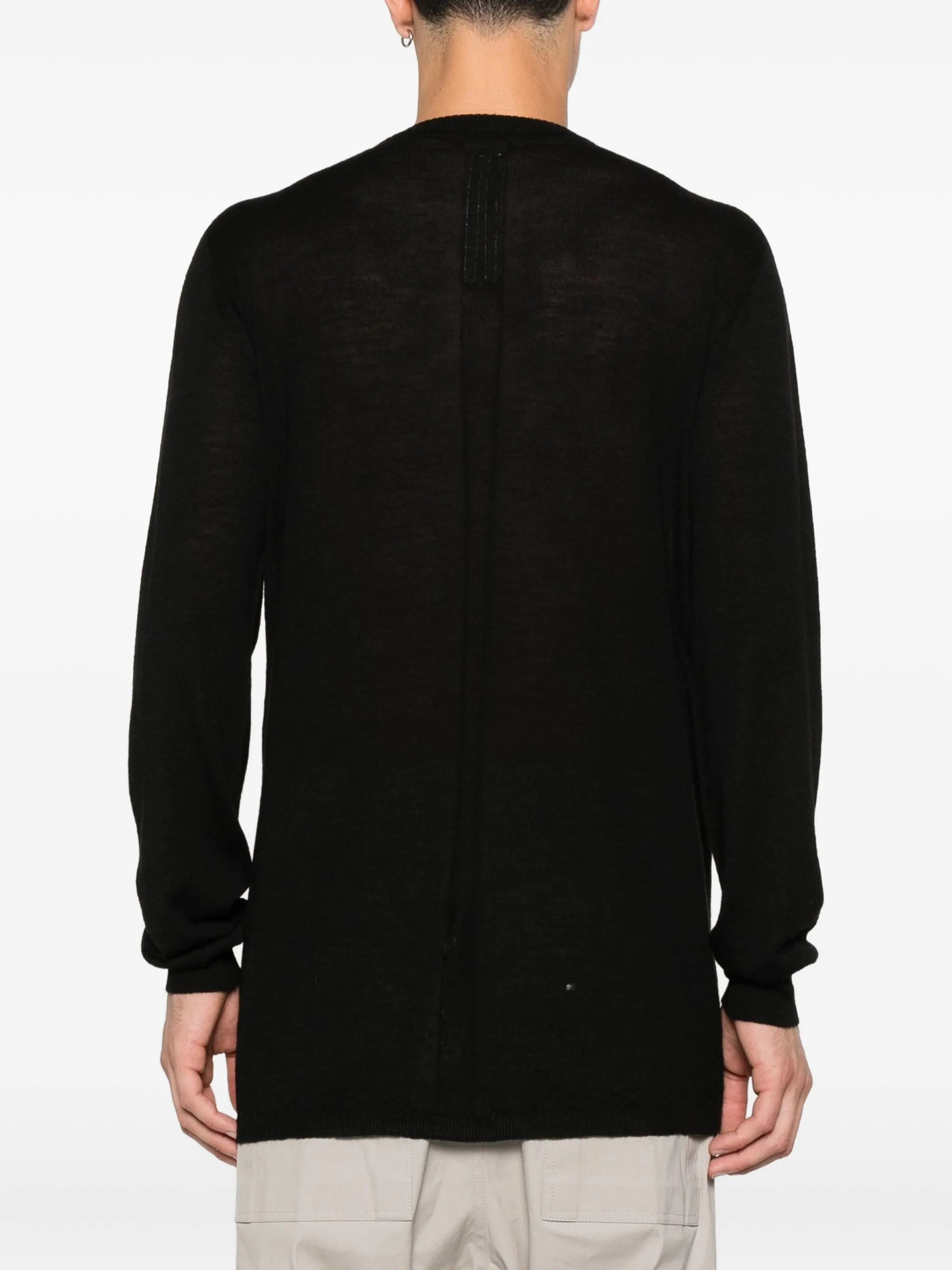 crew-neck wool jumper