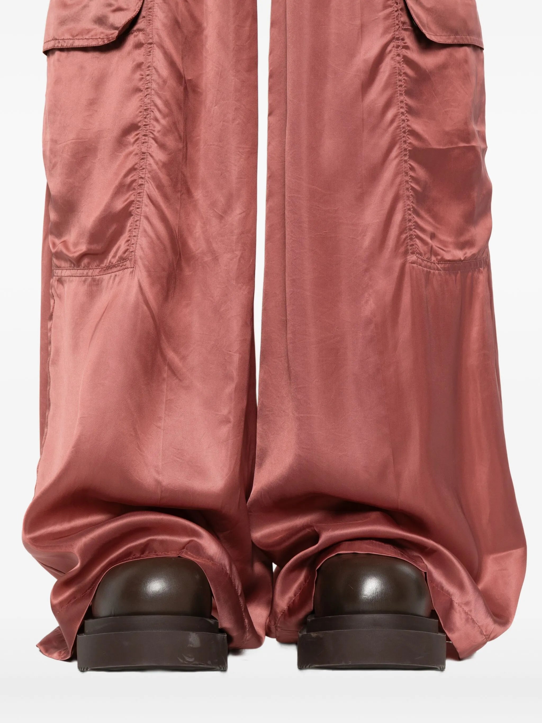 drawstring cargo trousers
