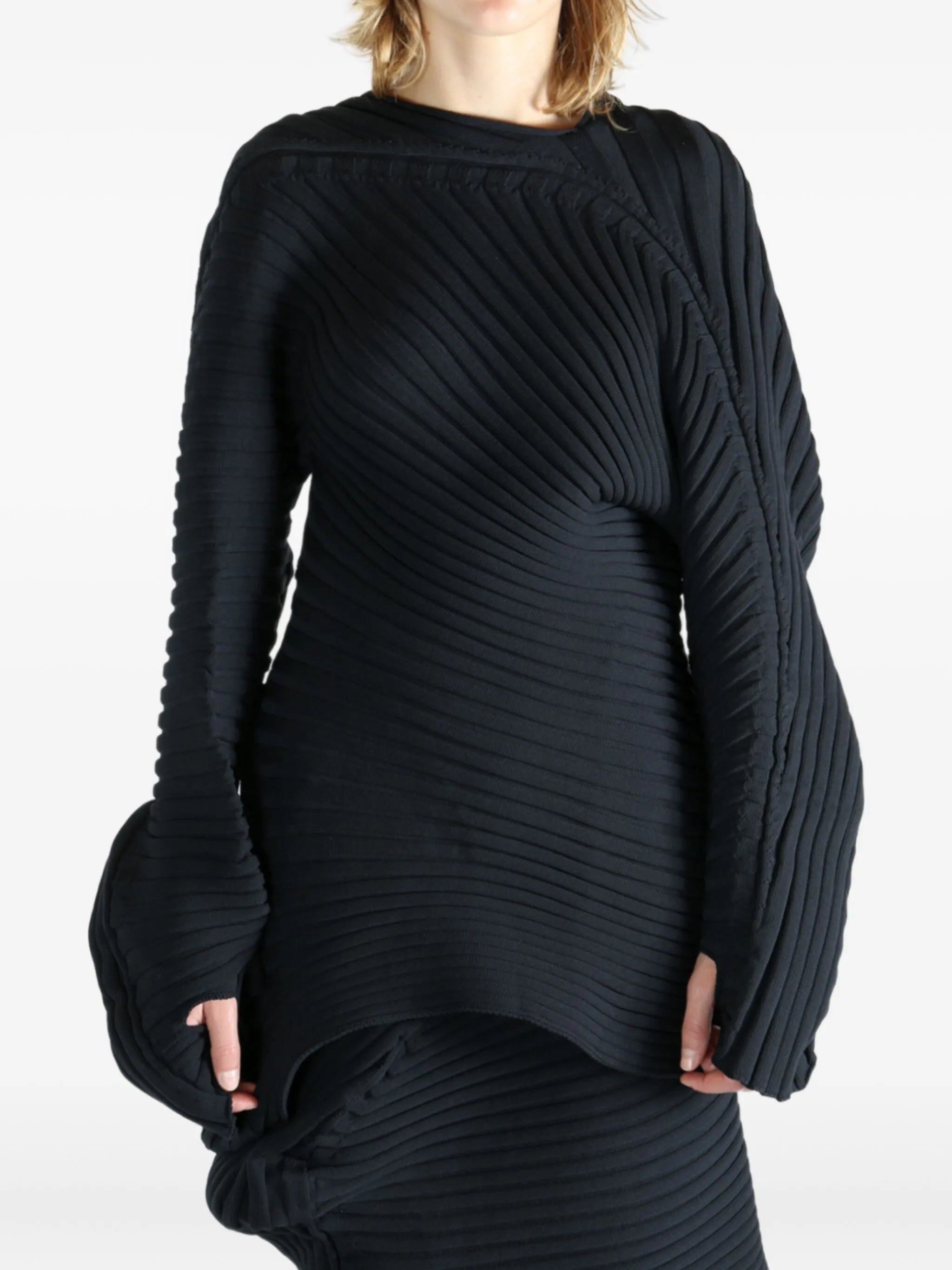 asymmetric sweater