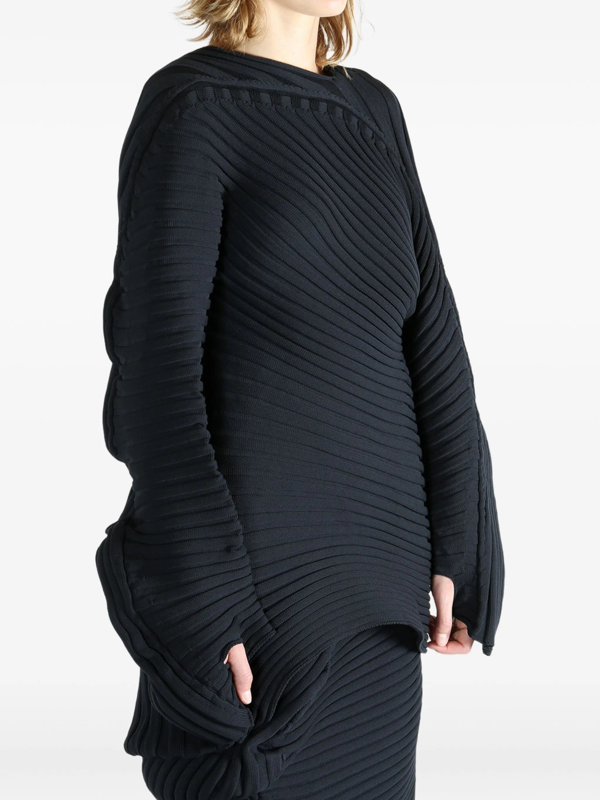 asymmetric sweater