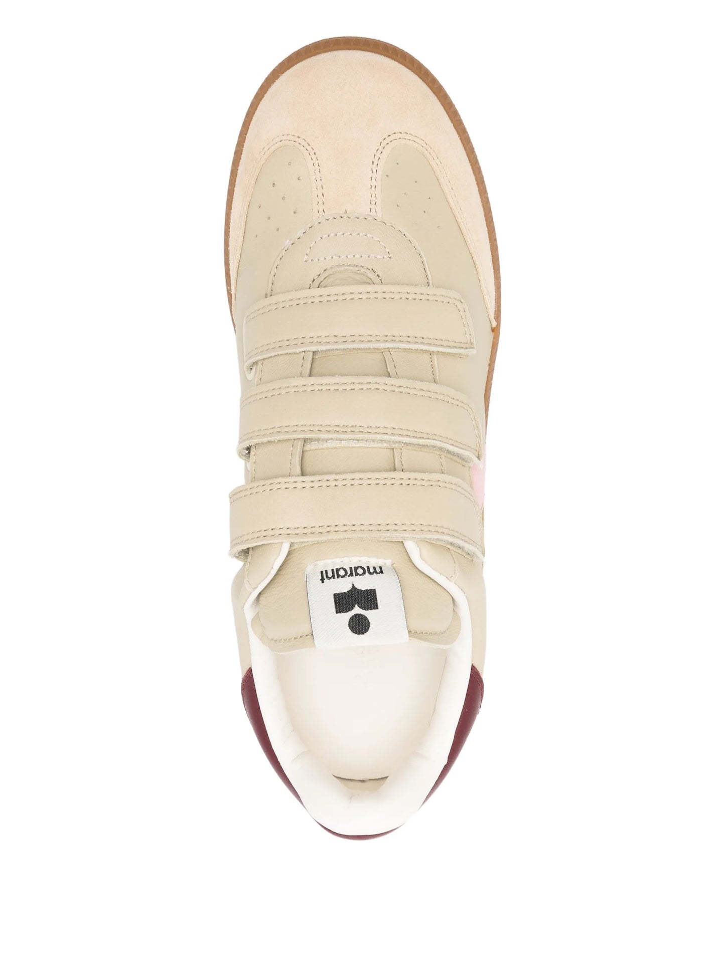 Beth side-logo touch-strap sneakers