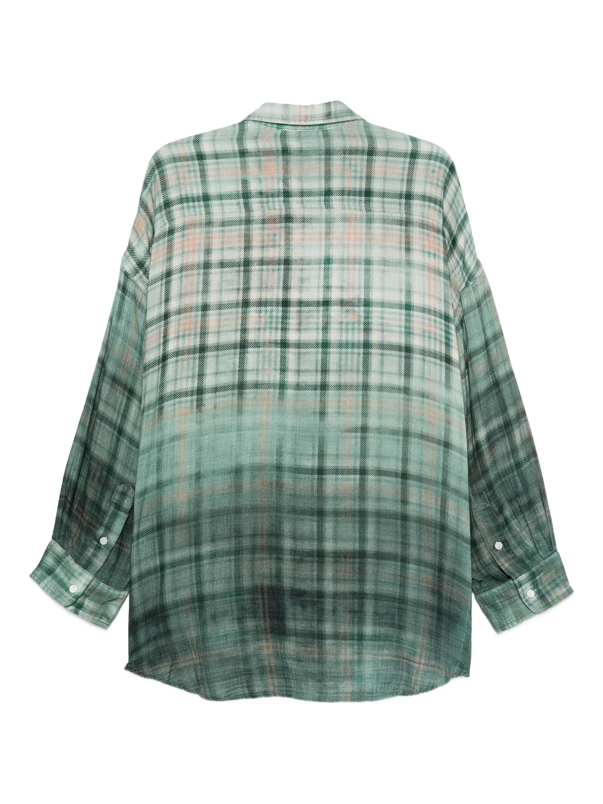 checked-pattern shirt