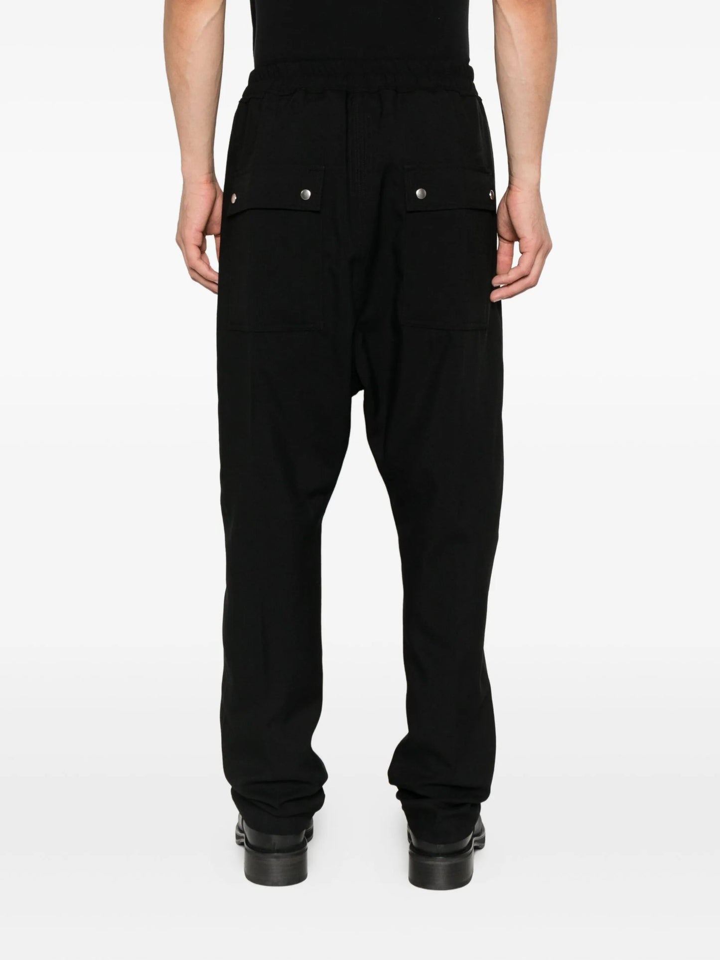BELA drawstring button trousers