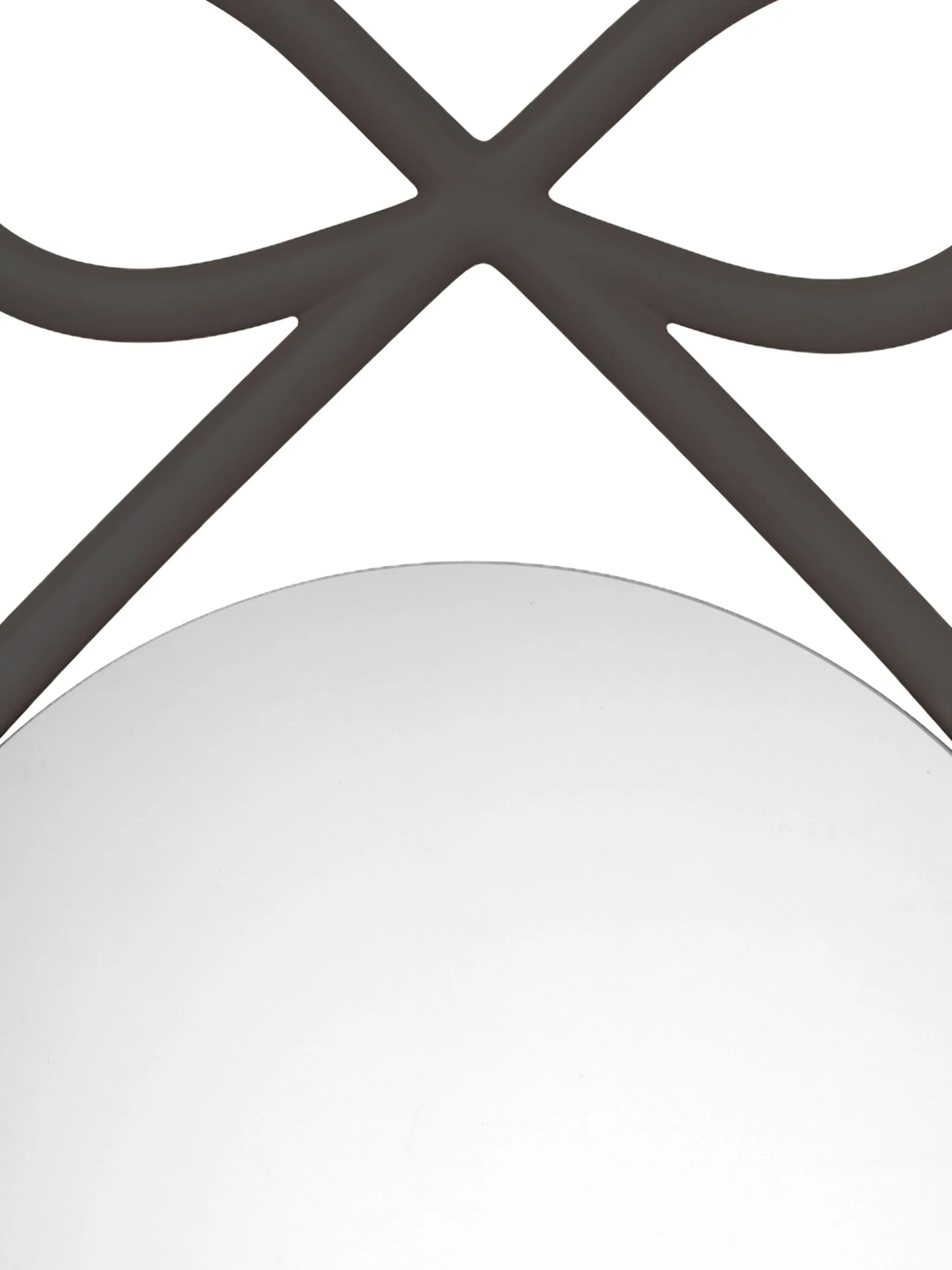 Ribbon-bow mirror