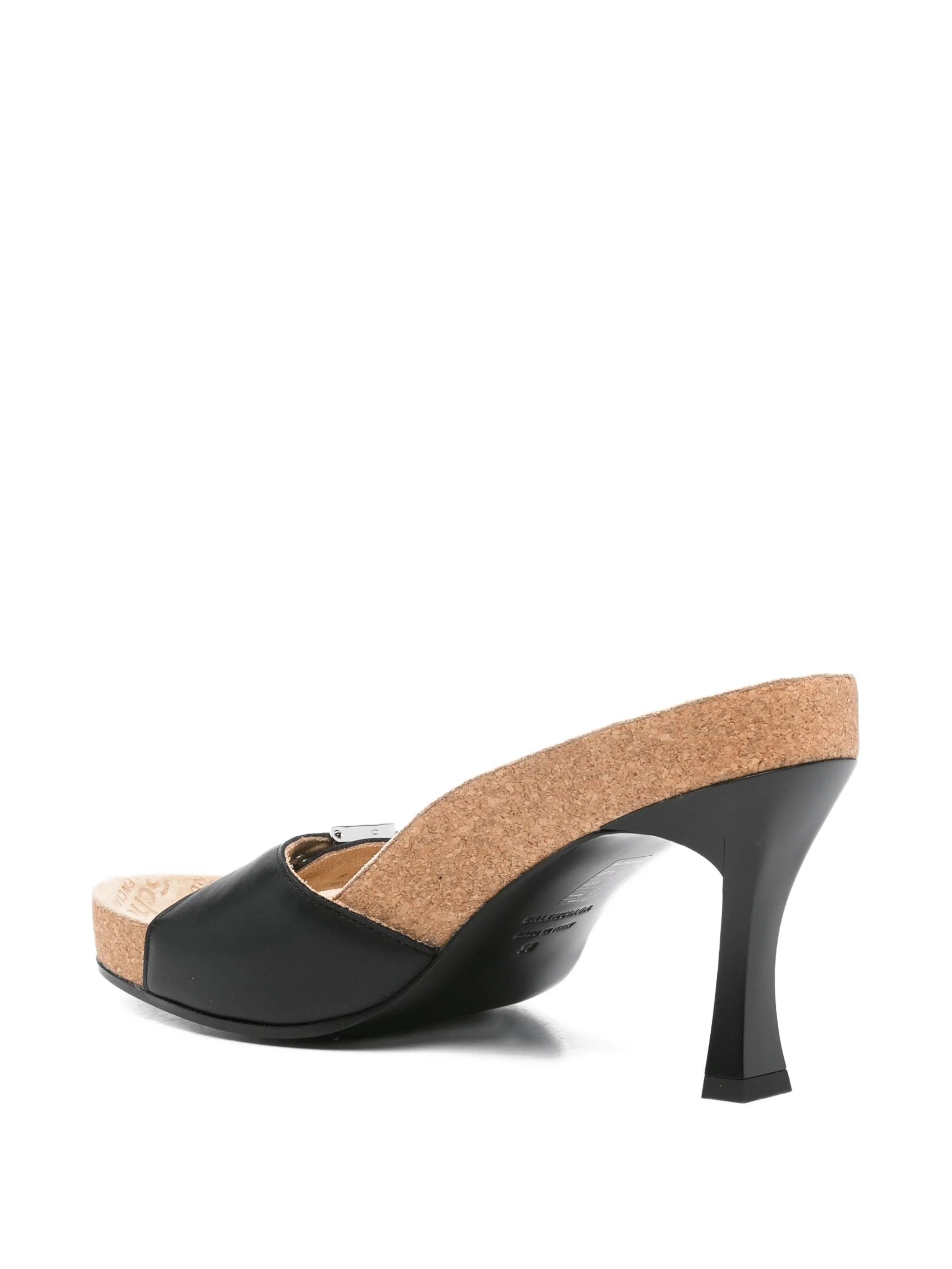 x Scholl 80mm heeled sandals