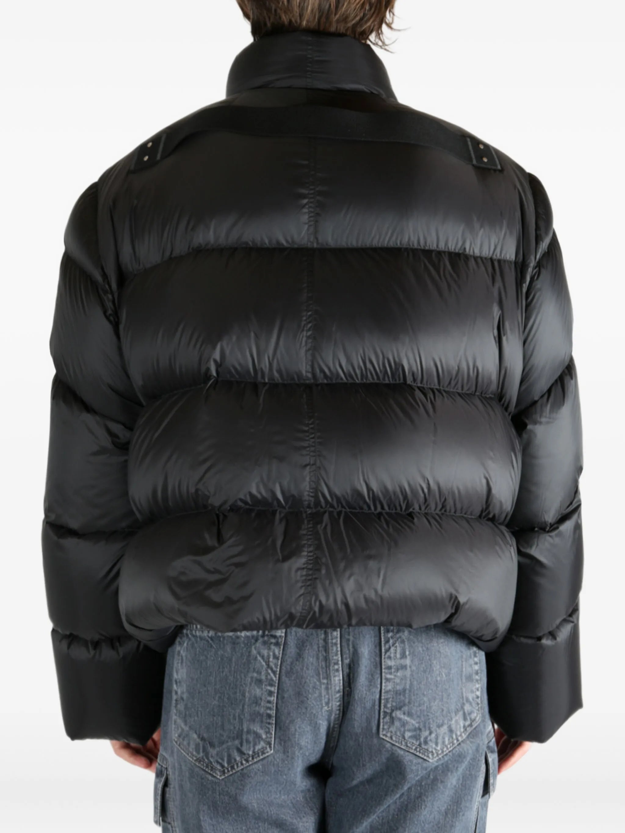 quilted high-neck jacket