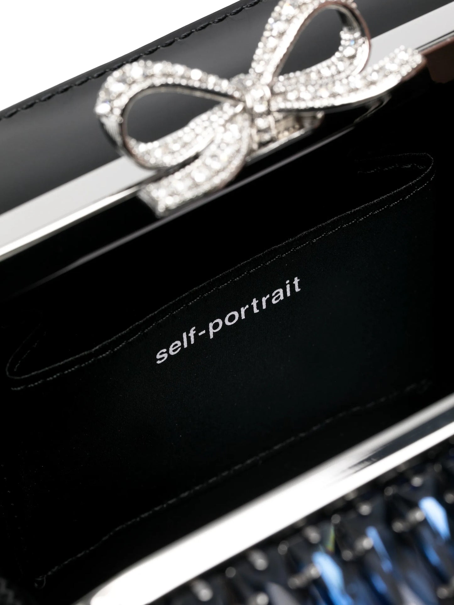 crystal-embellished top-handle mini bag