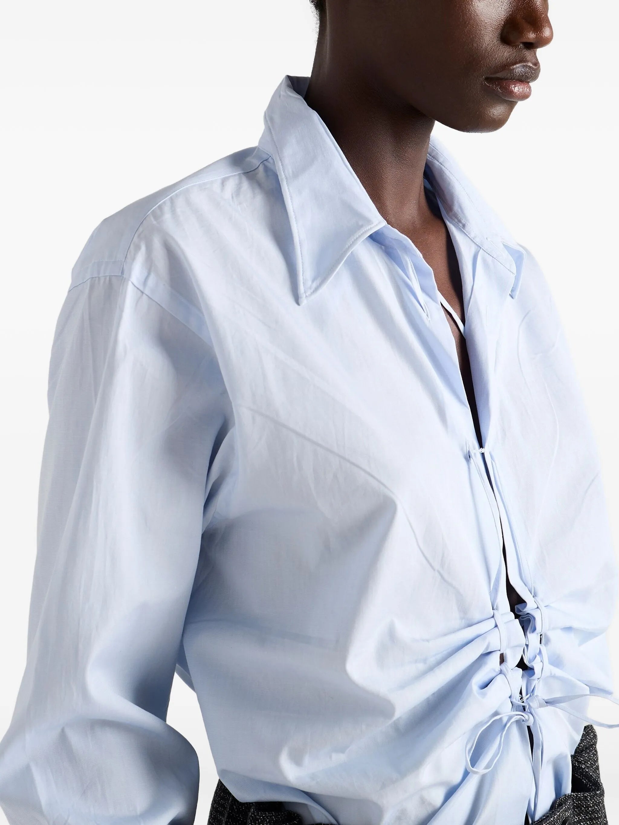 lace-up shirt