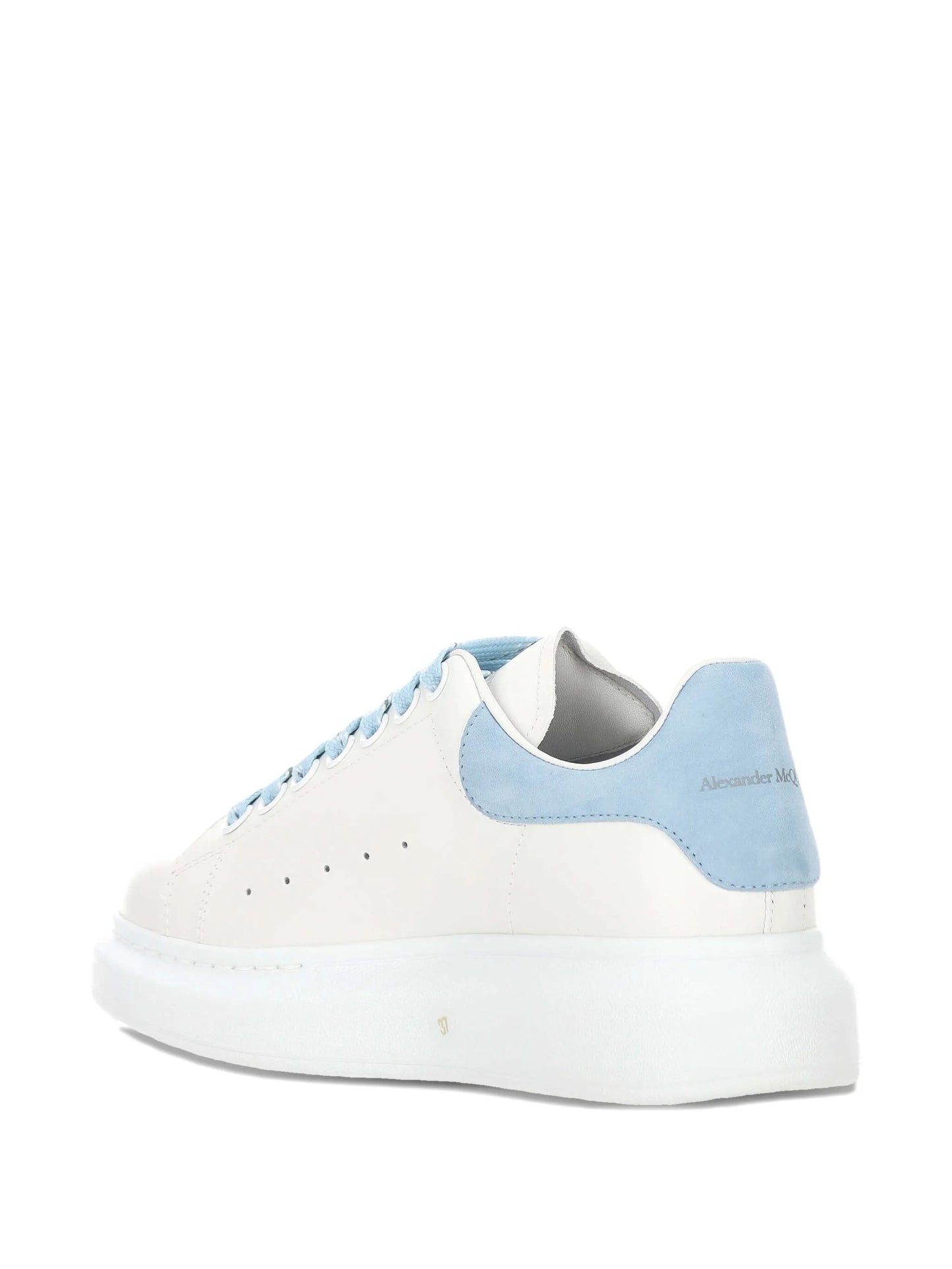 contrast larry leather sneakers