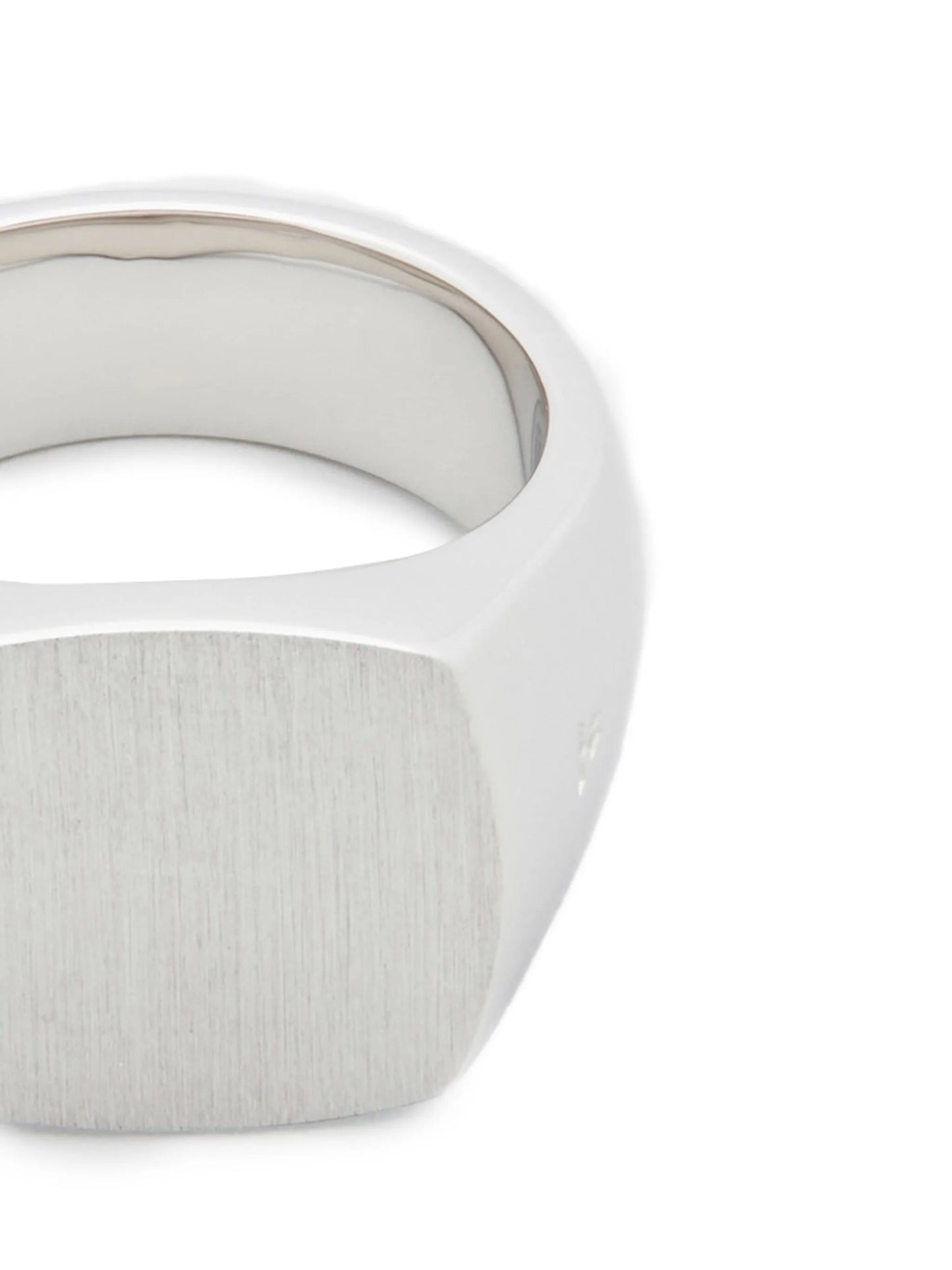 cushion satin signet ring