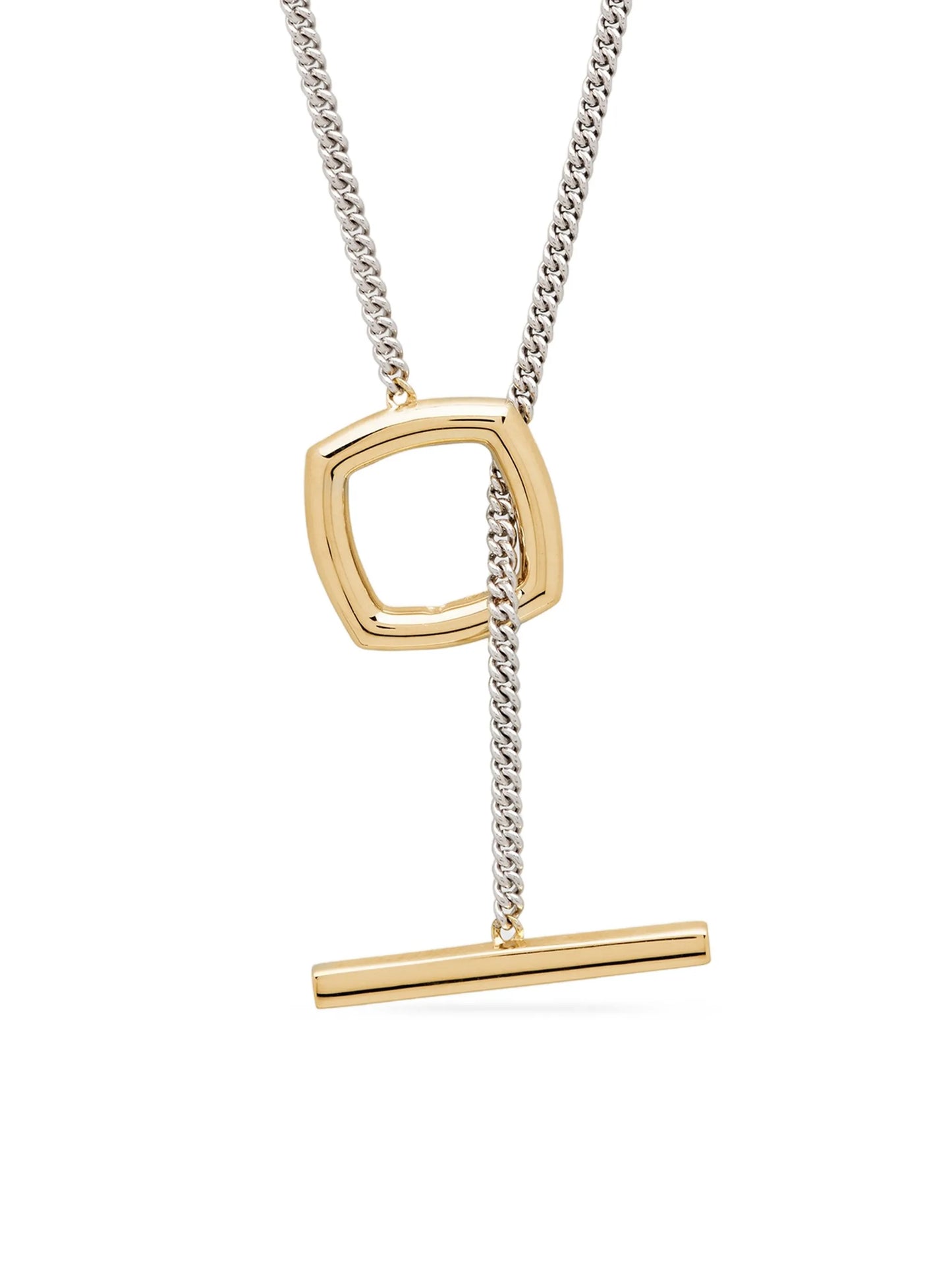 square-shape necklace
