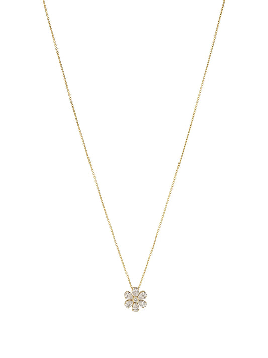 18K yellow gold Cosmos diamond necklace