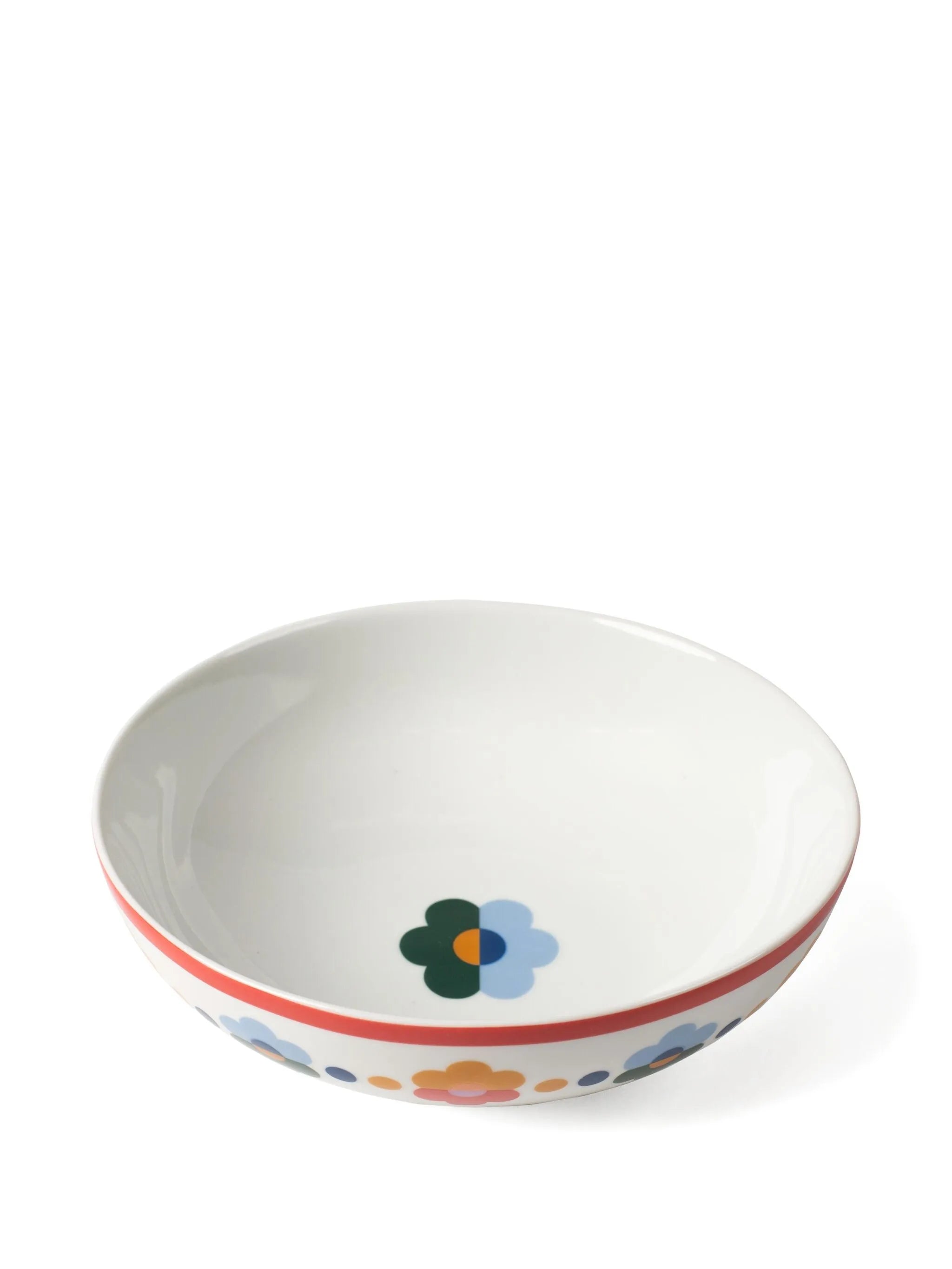 floral-pattern cereal bowls 8set of four)