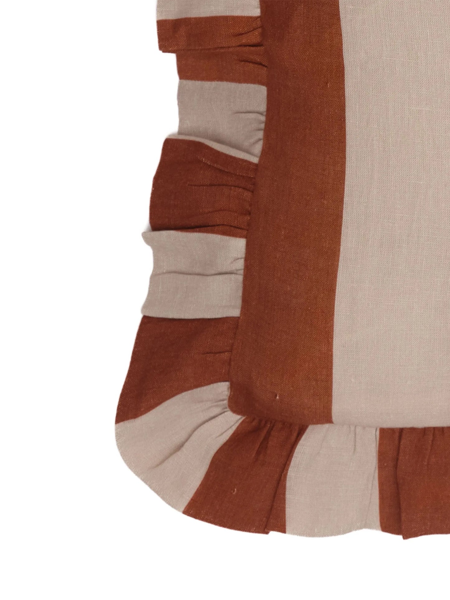 wide-stripe linen cushion cover (45x45cm)