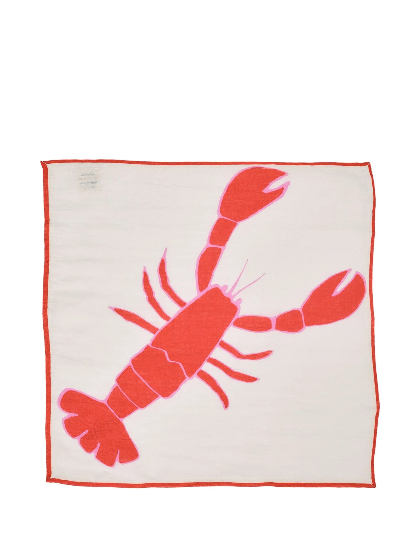 Lobster linen napkins (set of two)