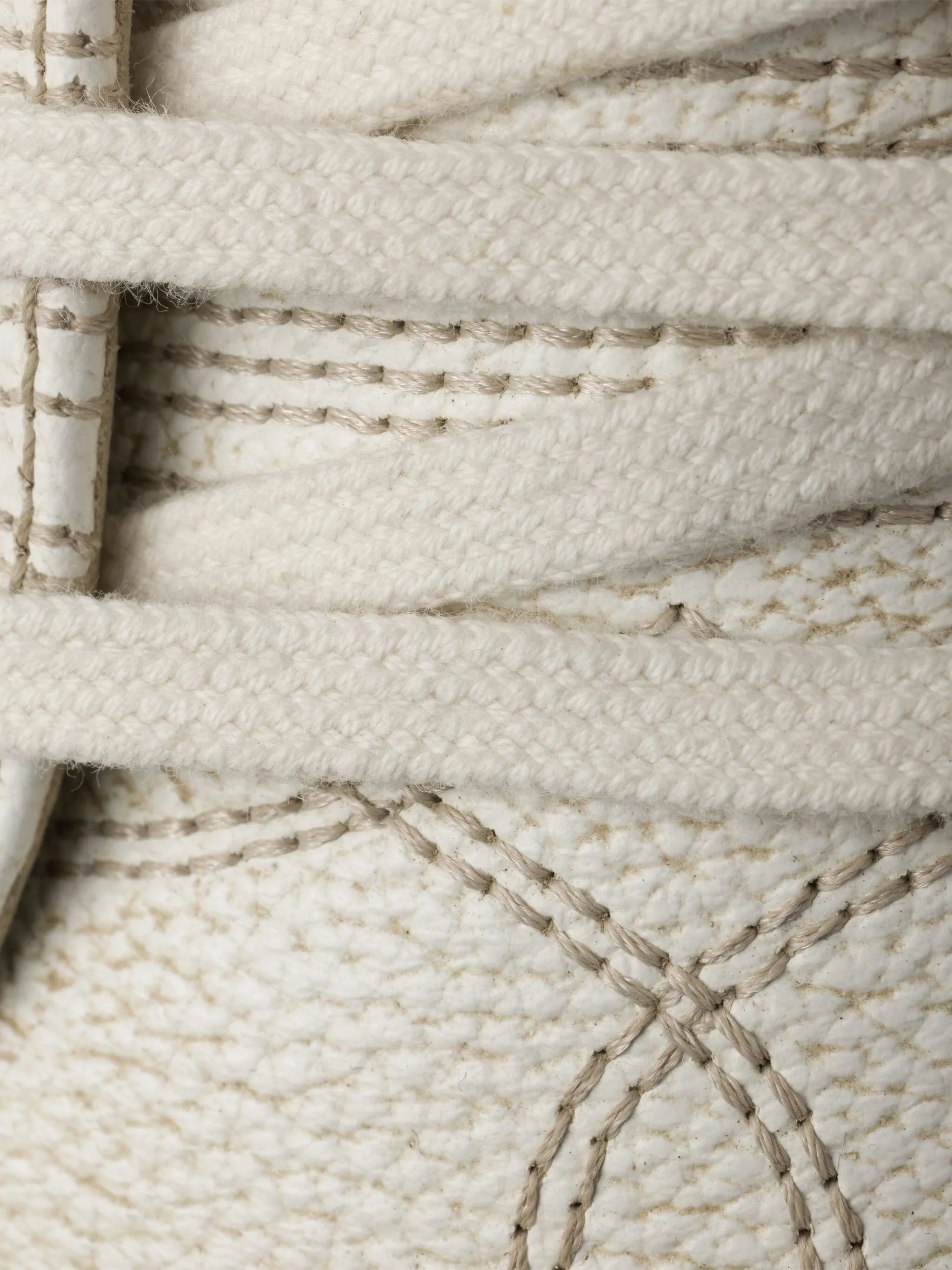 distressed leather sneakers