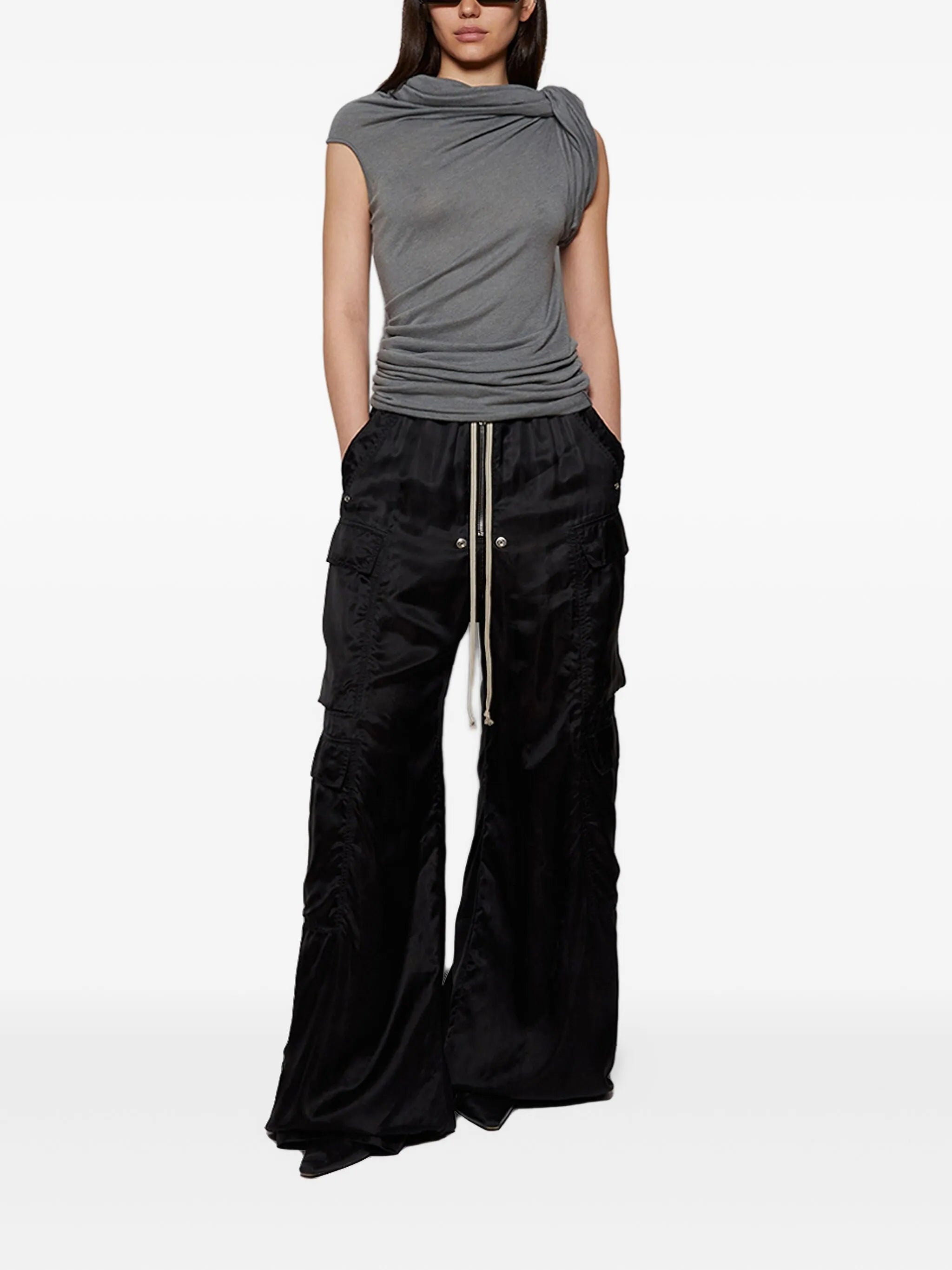 draped twist top