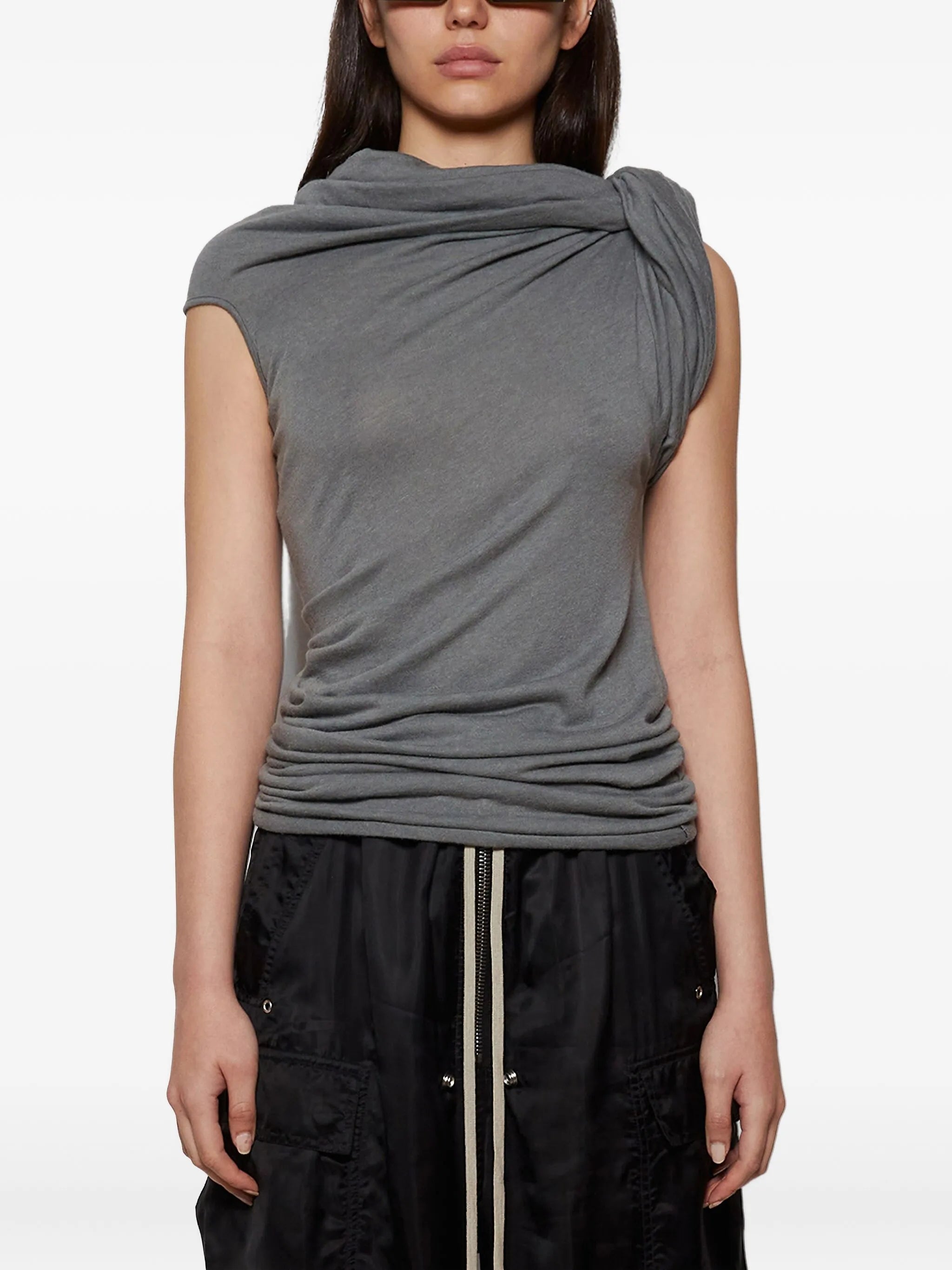 draped twist top
