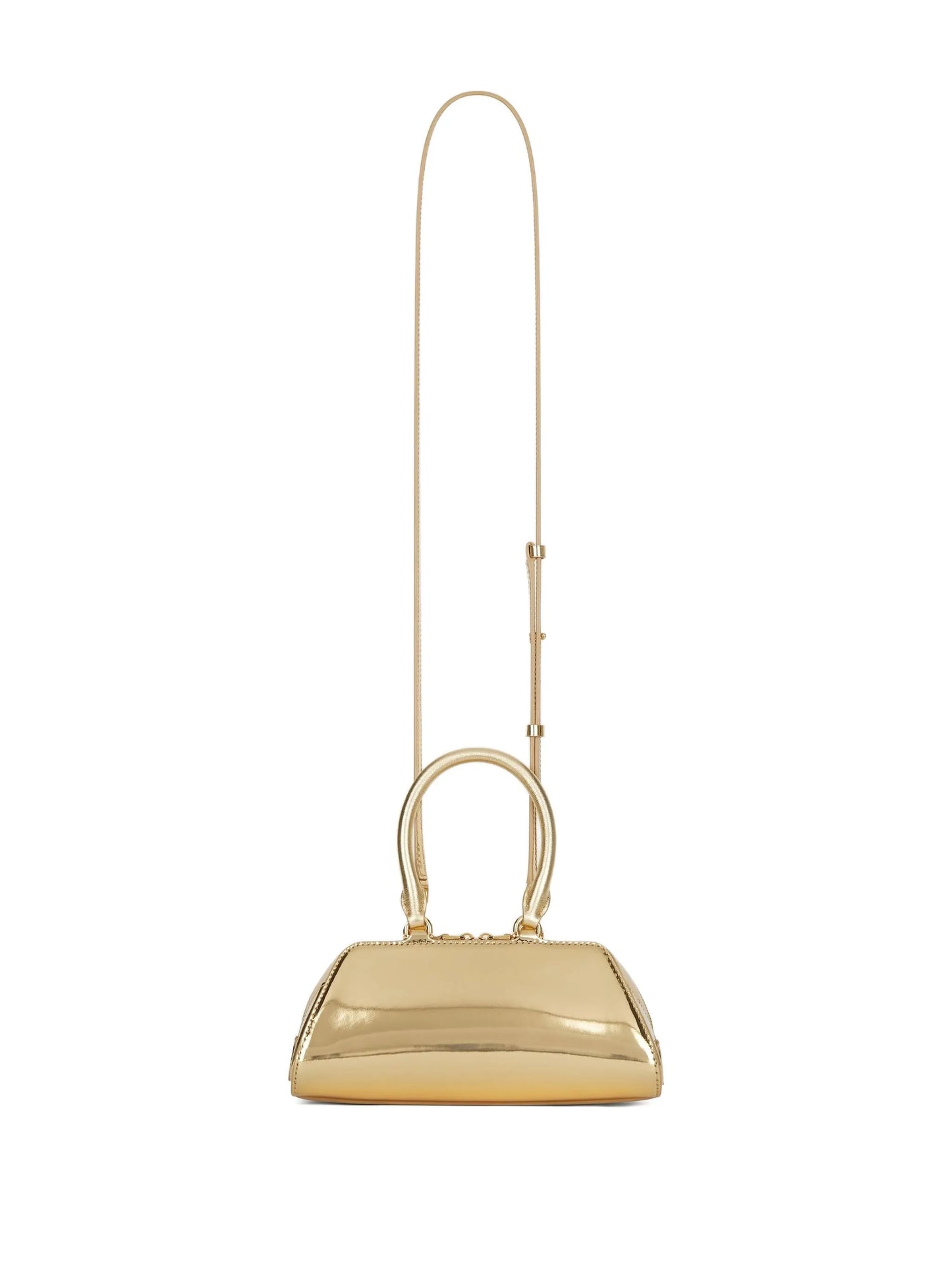 mini Antigona East-West metallic tote bag
