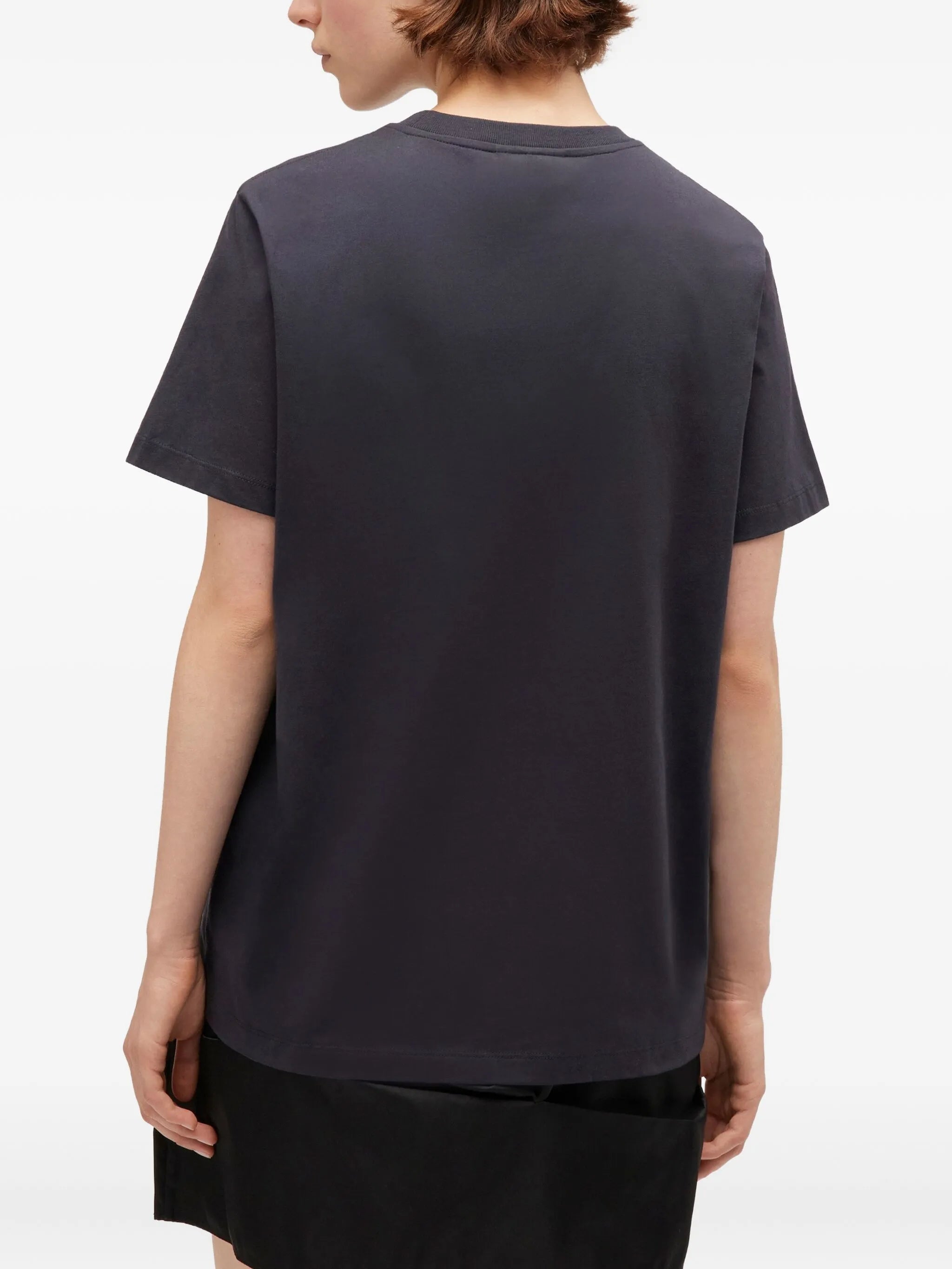 floral-print graphic T-shirt