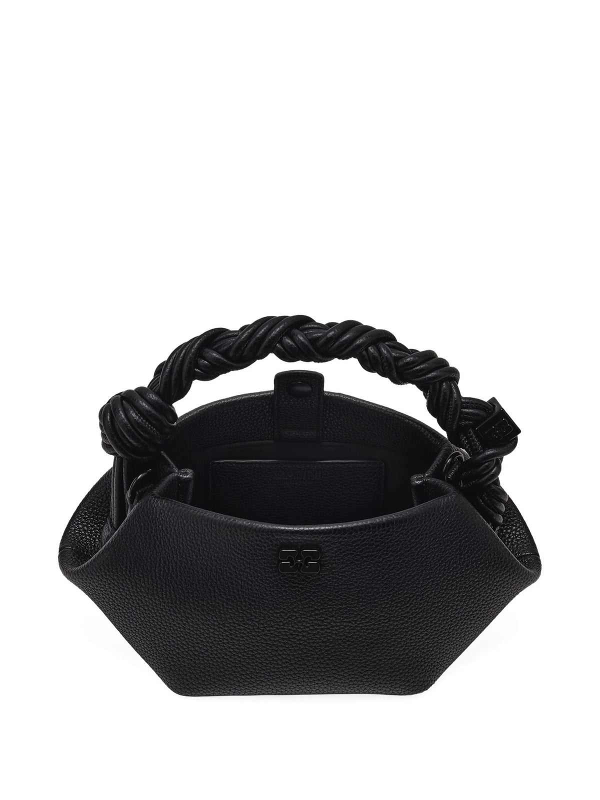 mini Bou knot-detail pebbled shoulder bag