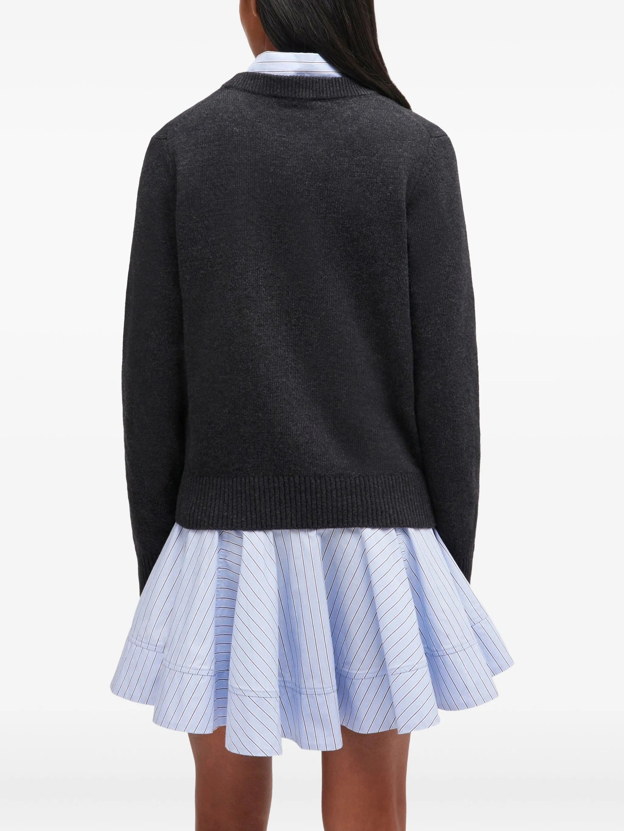 Puppy-logo crew-neck sweater