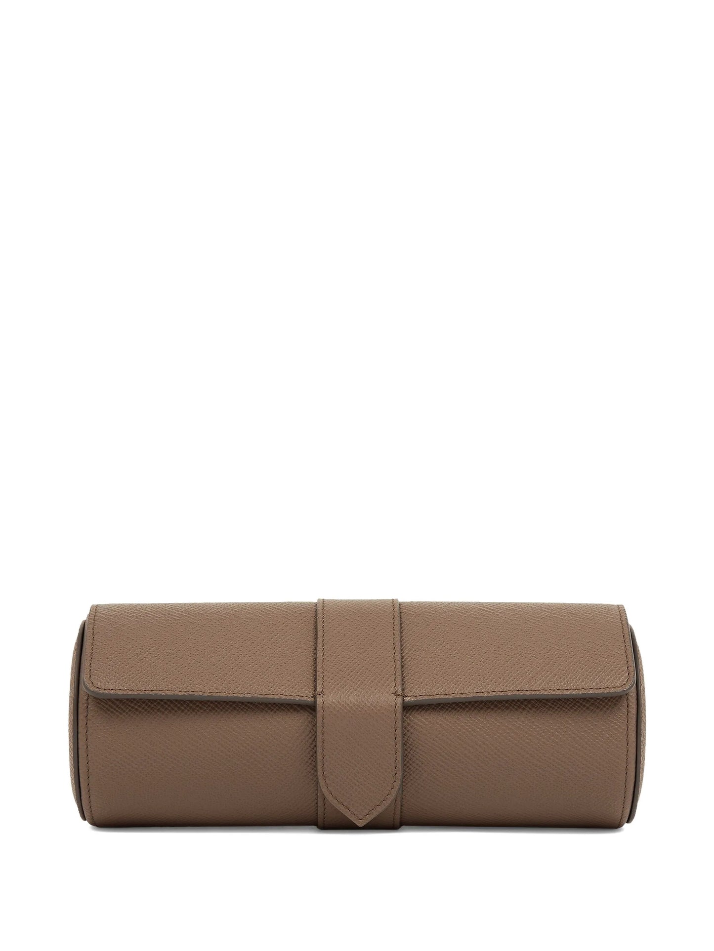 Panama leather watch roll