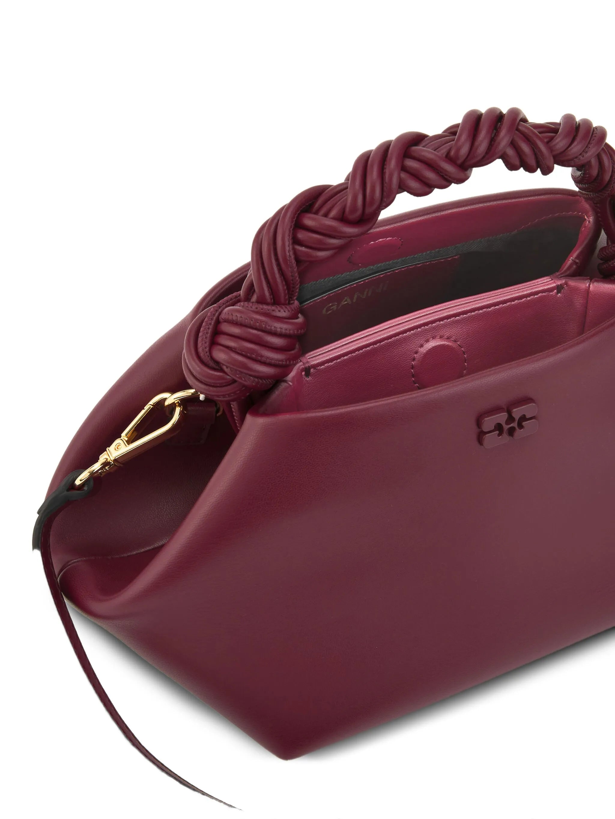 Bou braided-handle leather tote bag