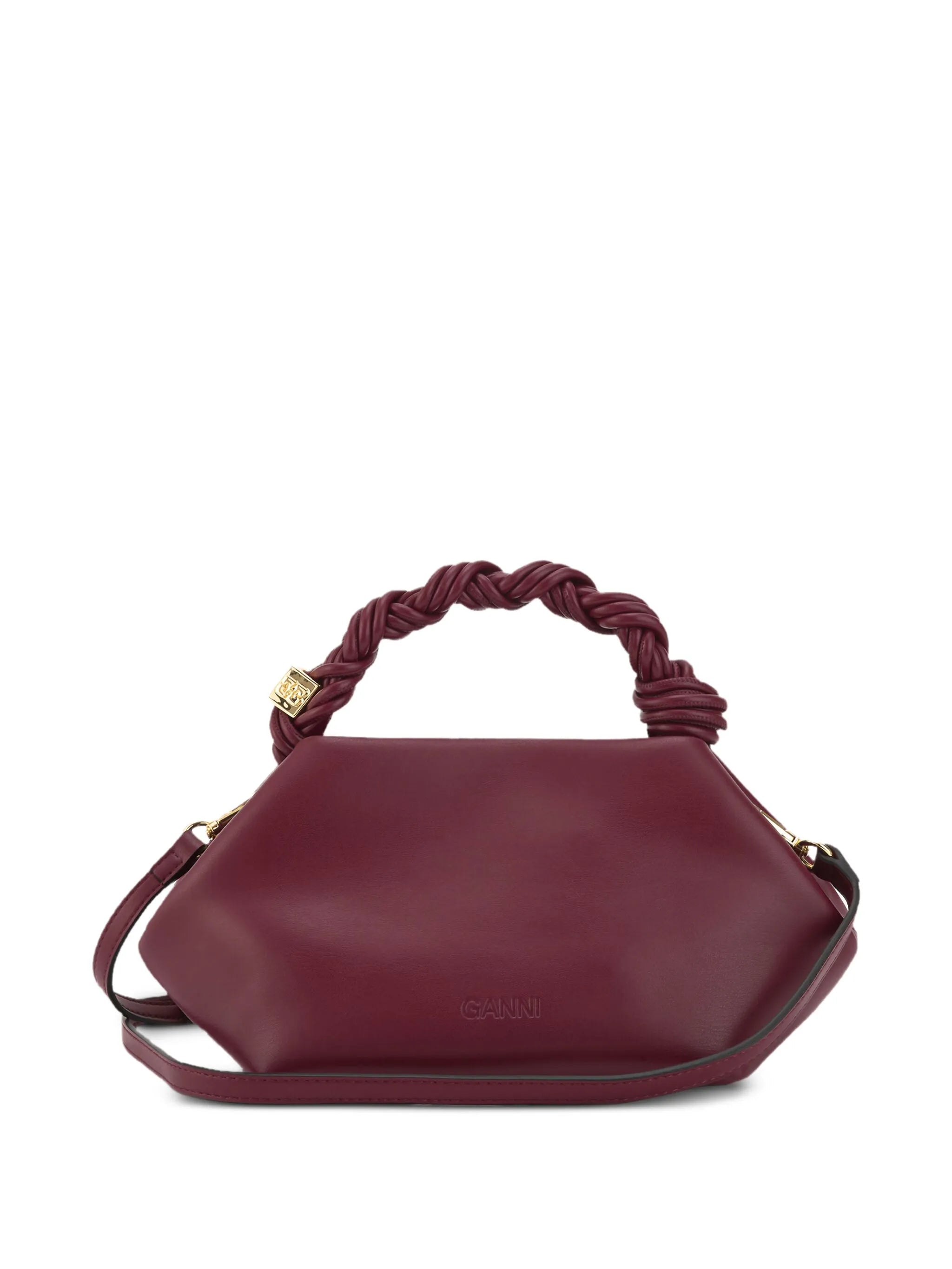 Bou braided-handle leather tote bag