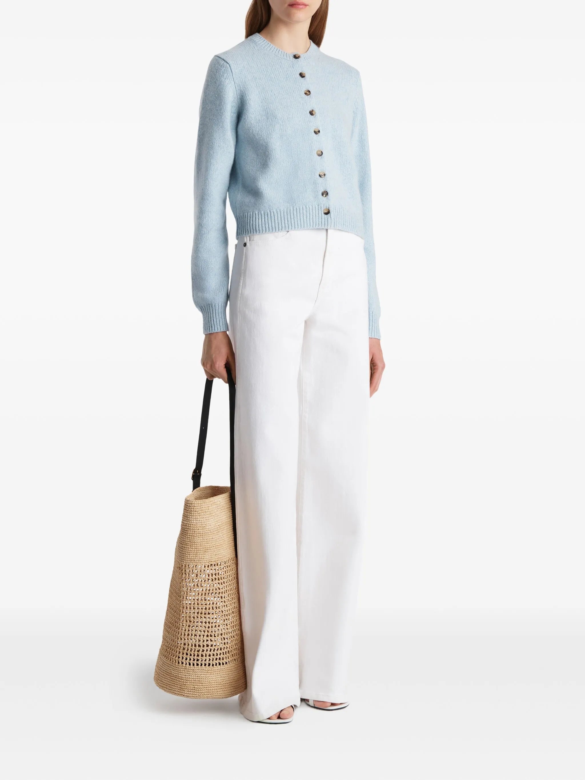Everheart button-front cashmere cardigan