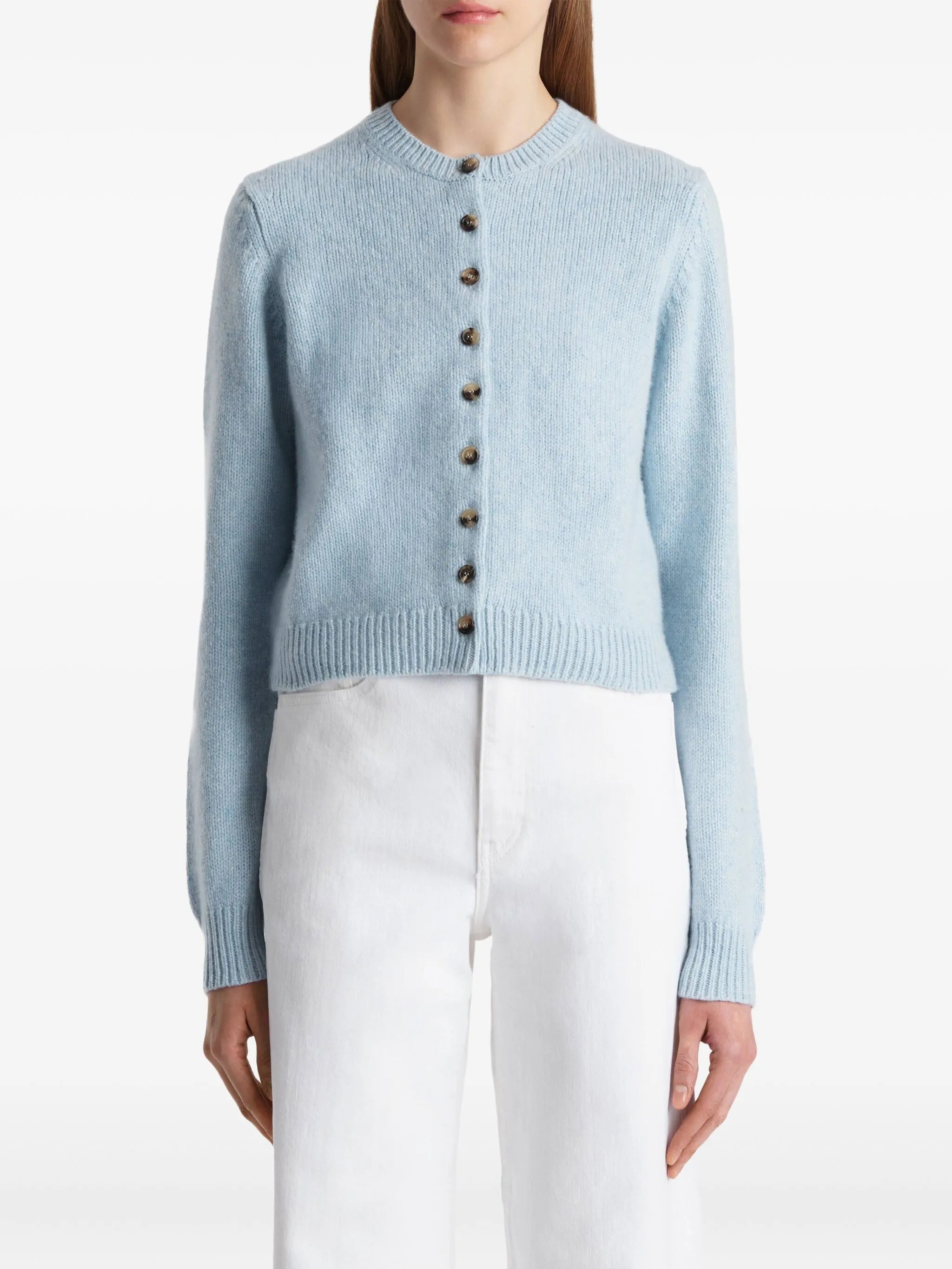 Everheart button-front cashmere cardigan