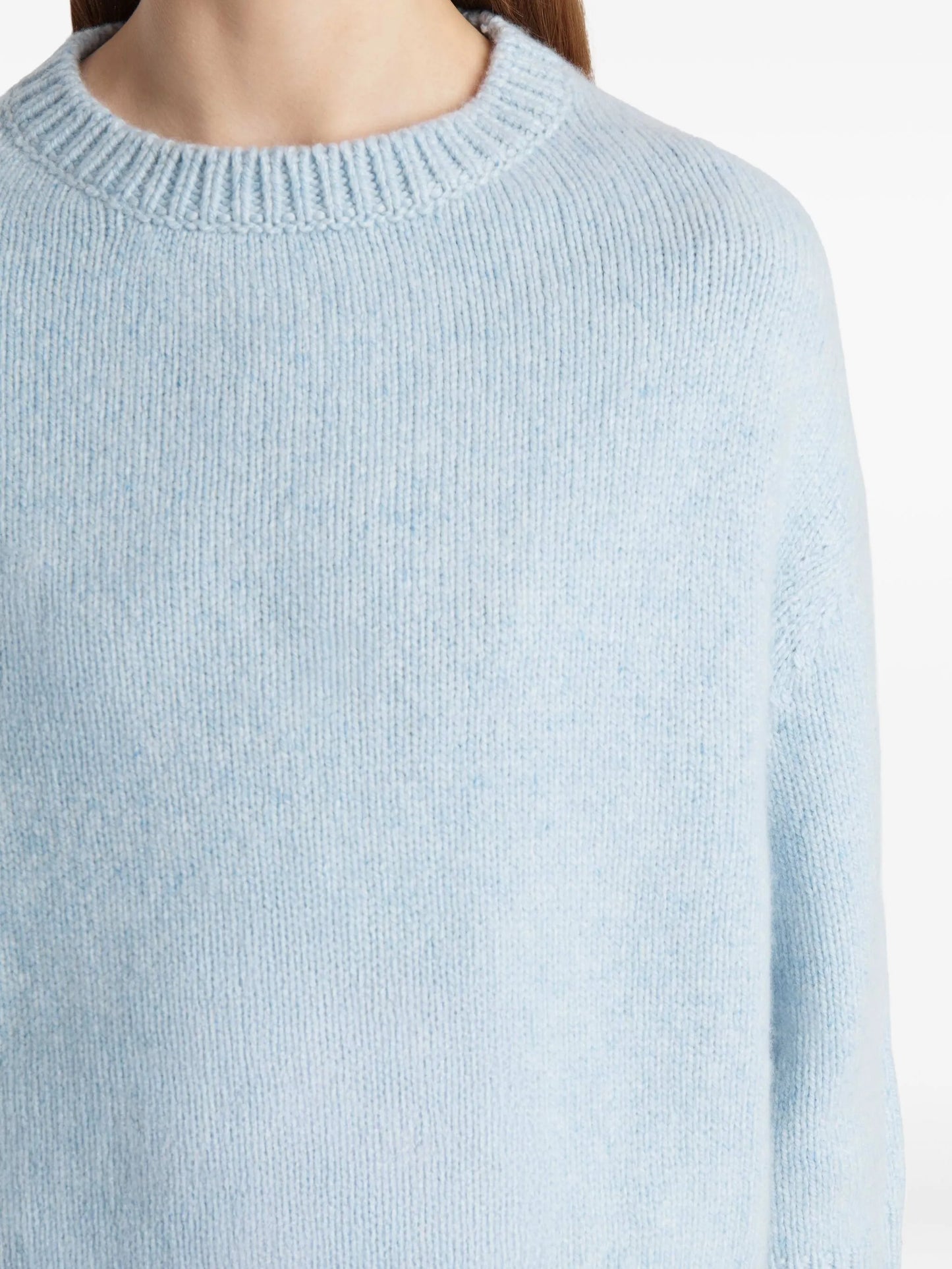 Sabina crew-neck cropped sweater