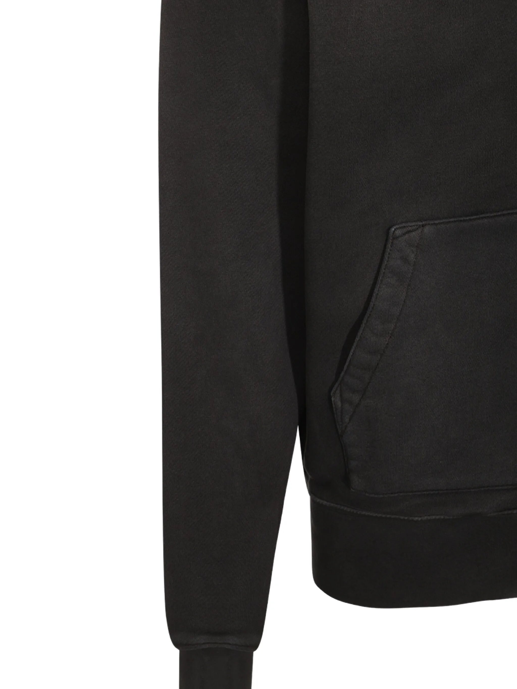 Hollywood-embellished zip-up hoodie