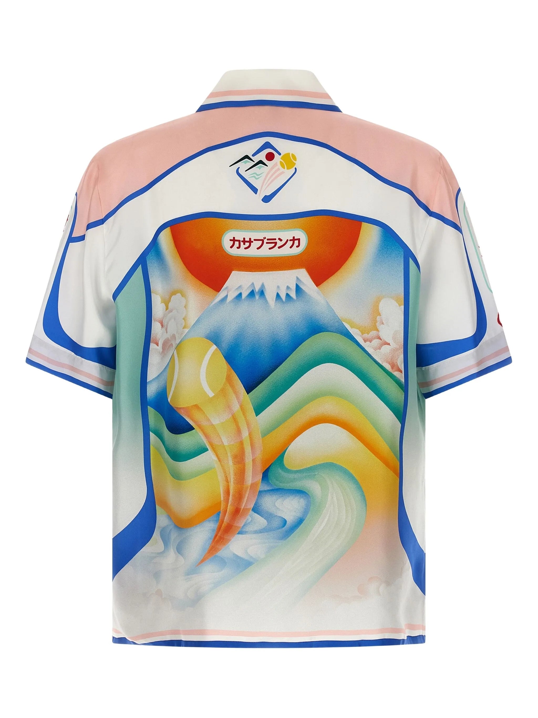 Fuji Dream camp-collar shirt