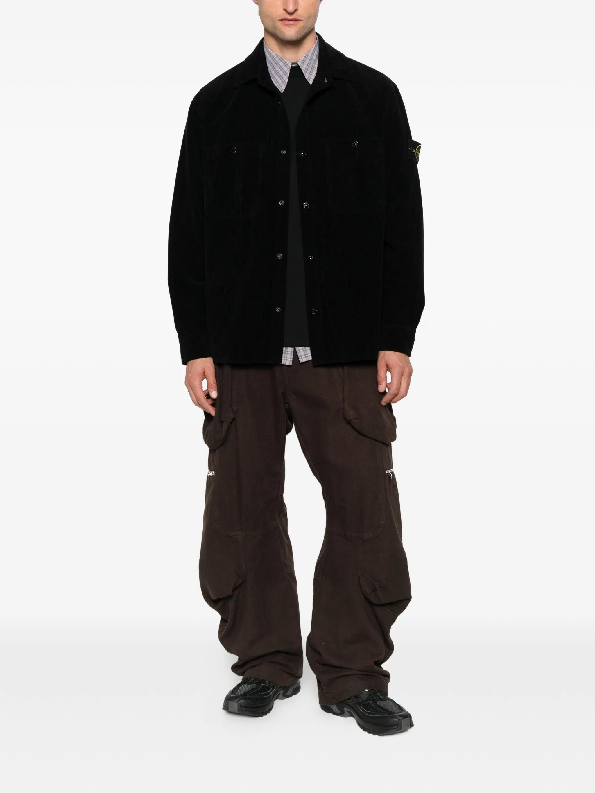 long-sleeved cotton shirt