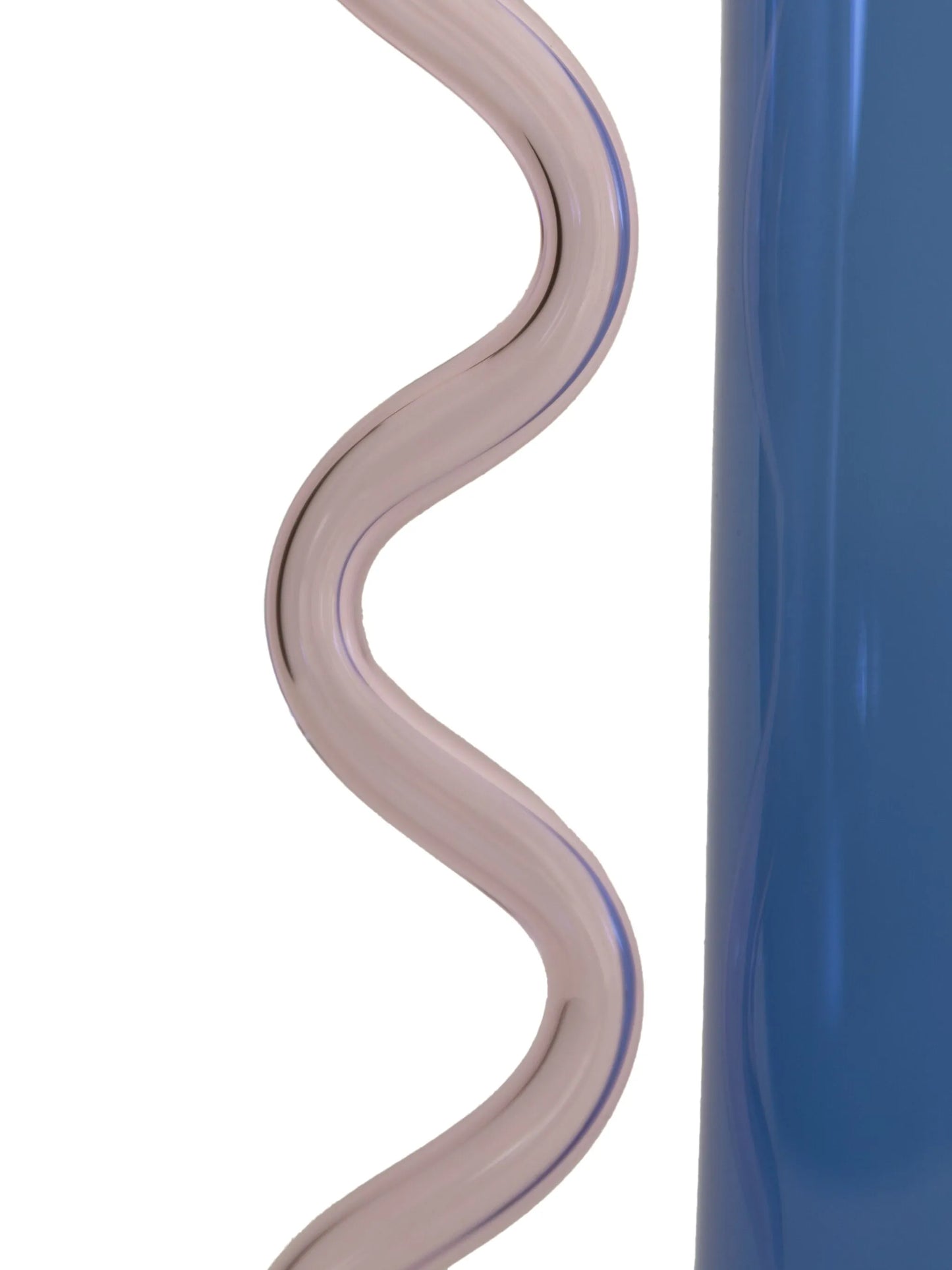 wave-handle glass pitcher