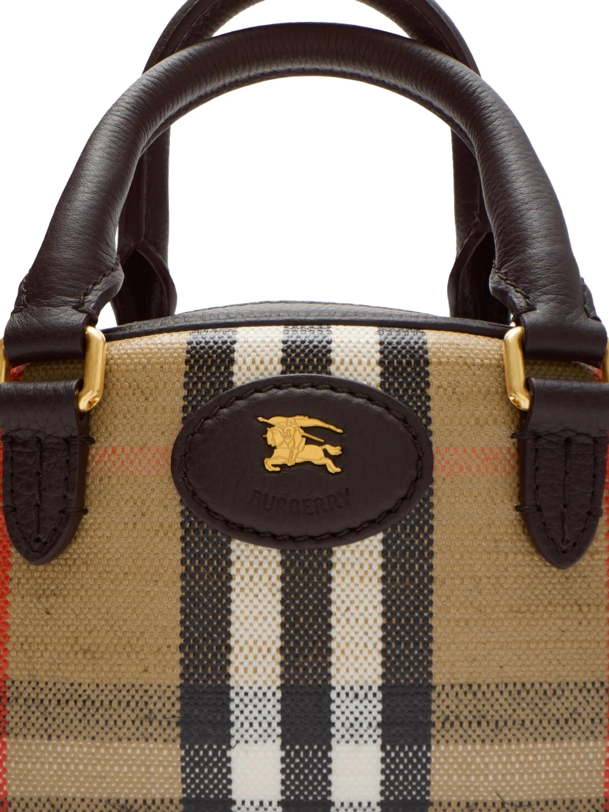Highlands checked tote bag