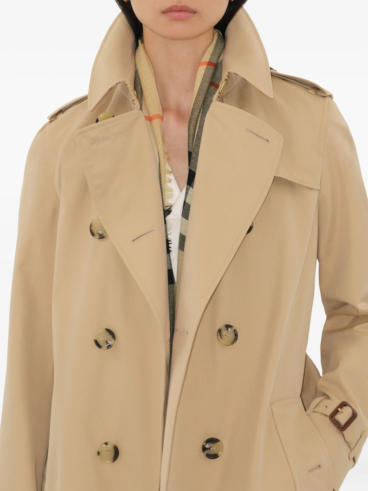 Kensington double-breasted trench coat