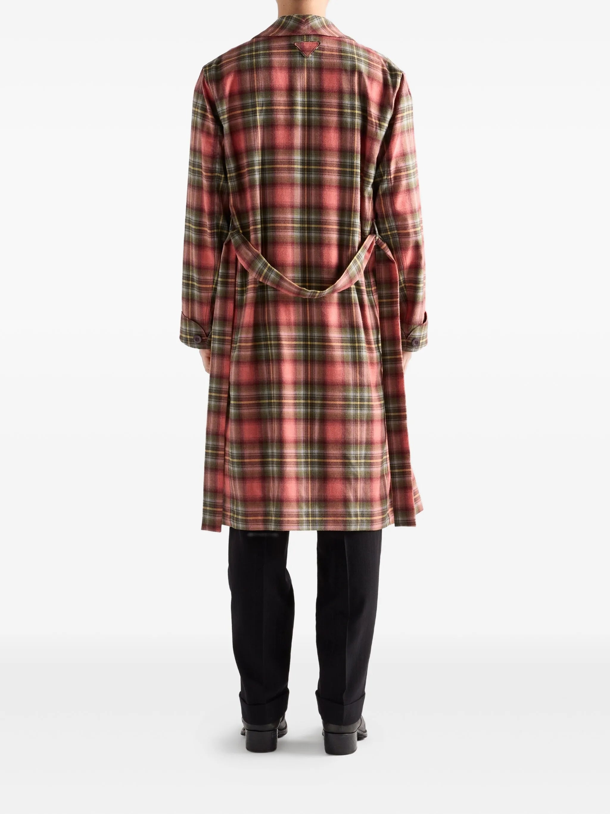 cotton robe single-breasted coat