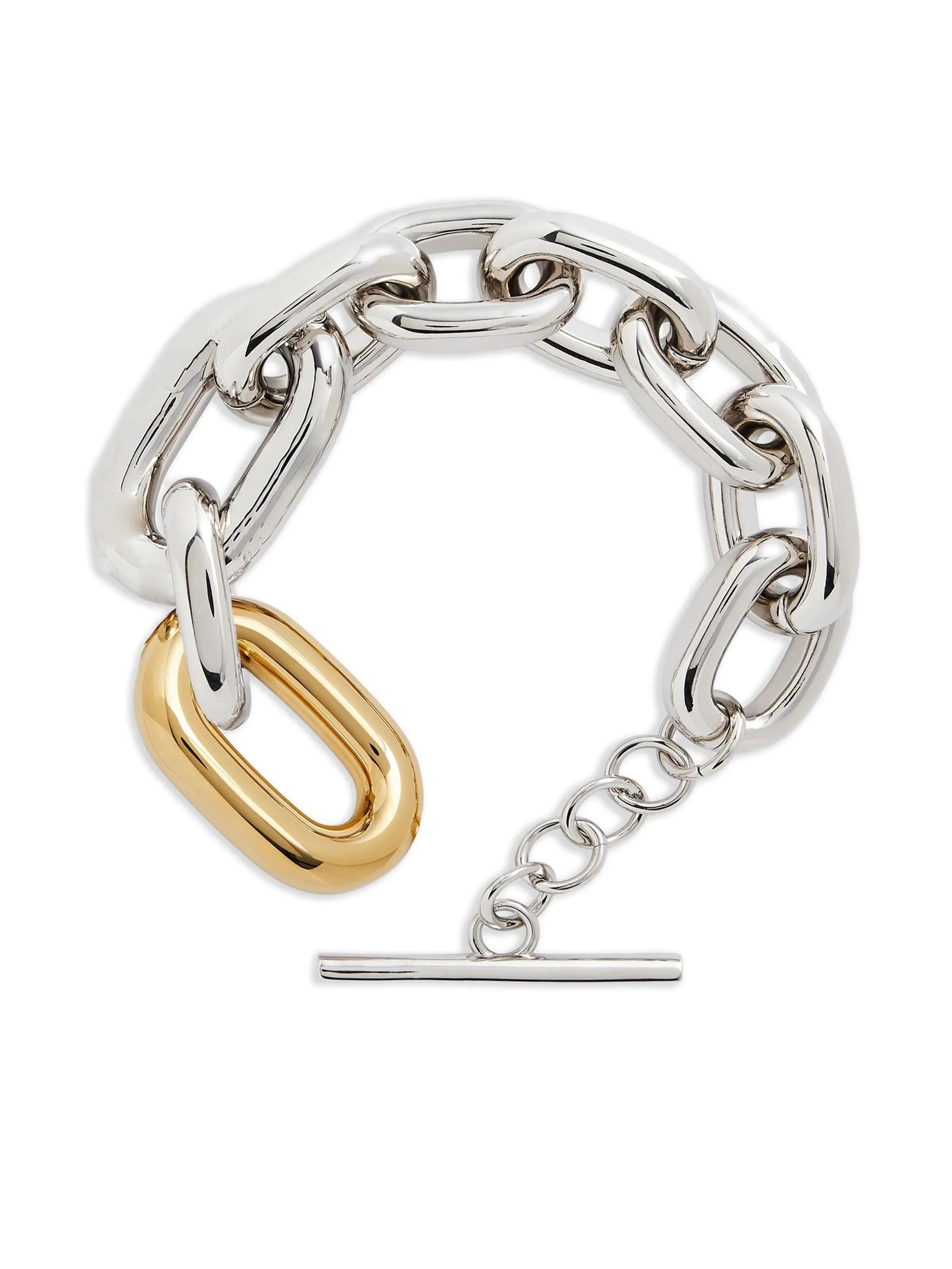 chain-link oval-link bracelet