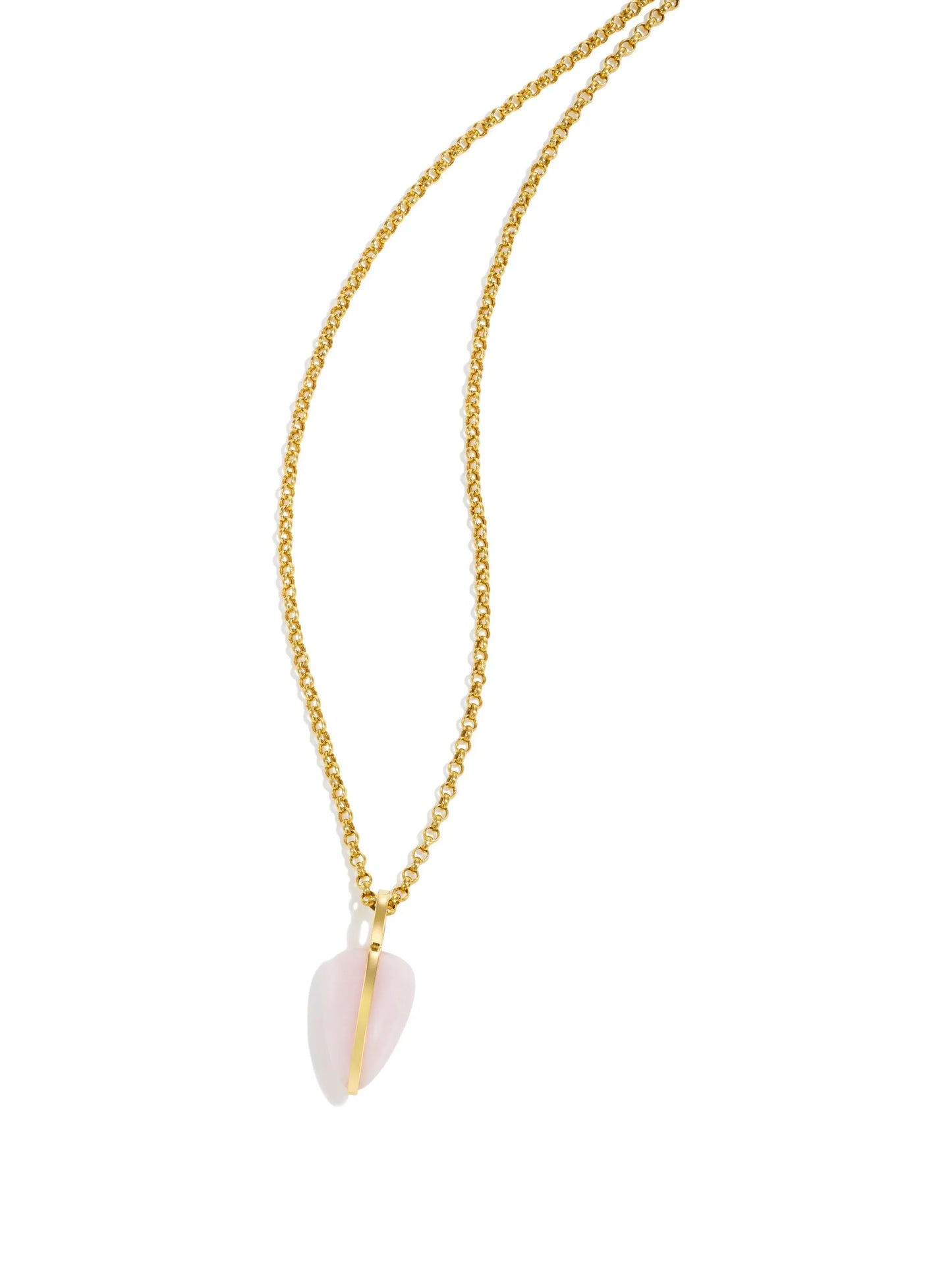 14K gold opal chain necklace