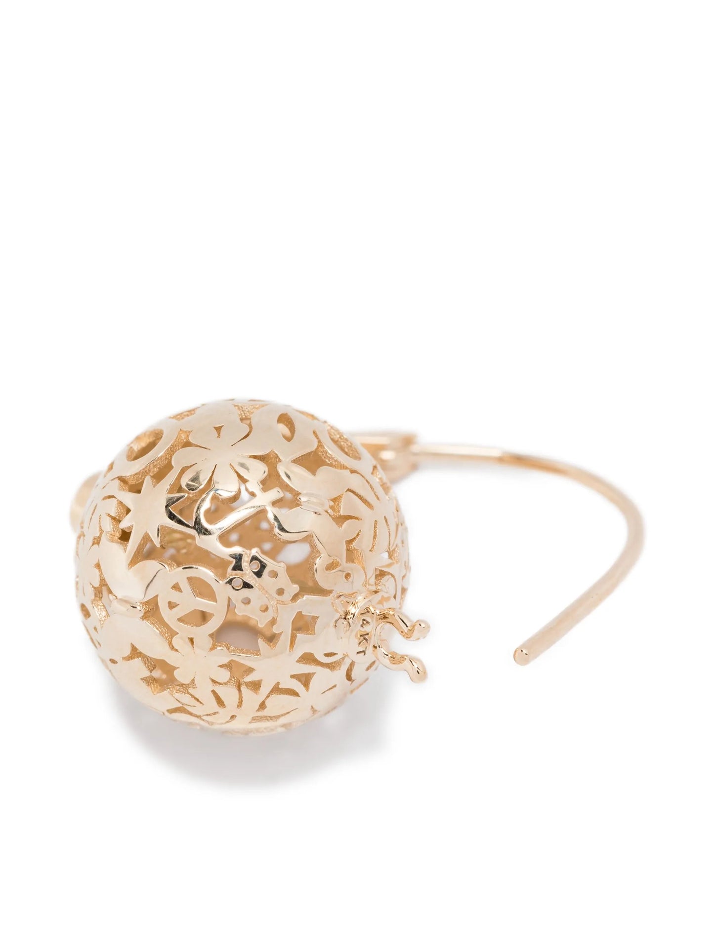 14K yellow gold Icon earrings