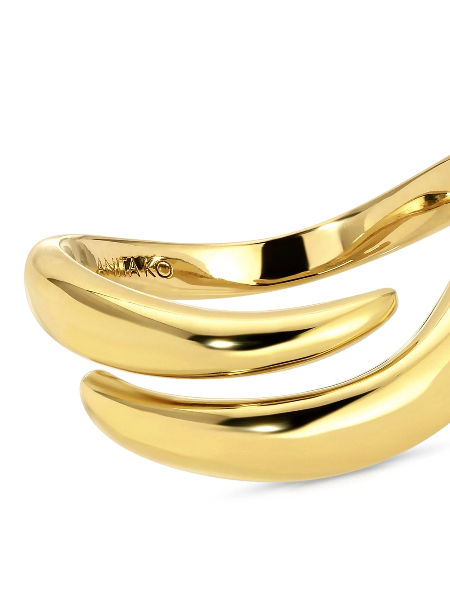 18K yellow gold Zara ring