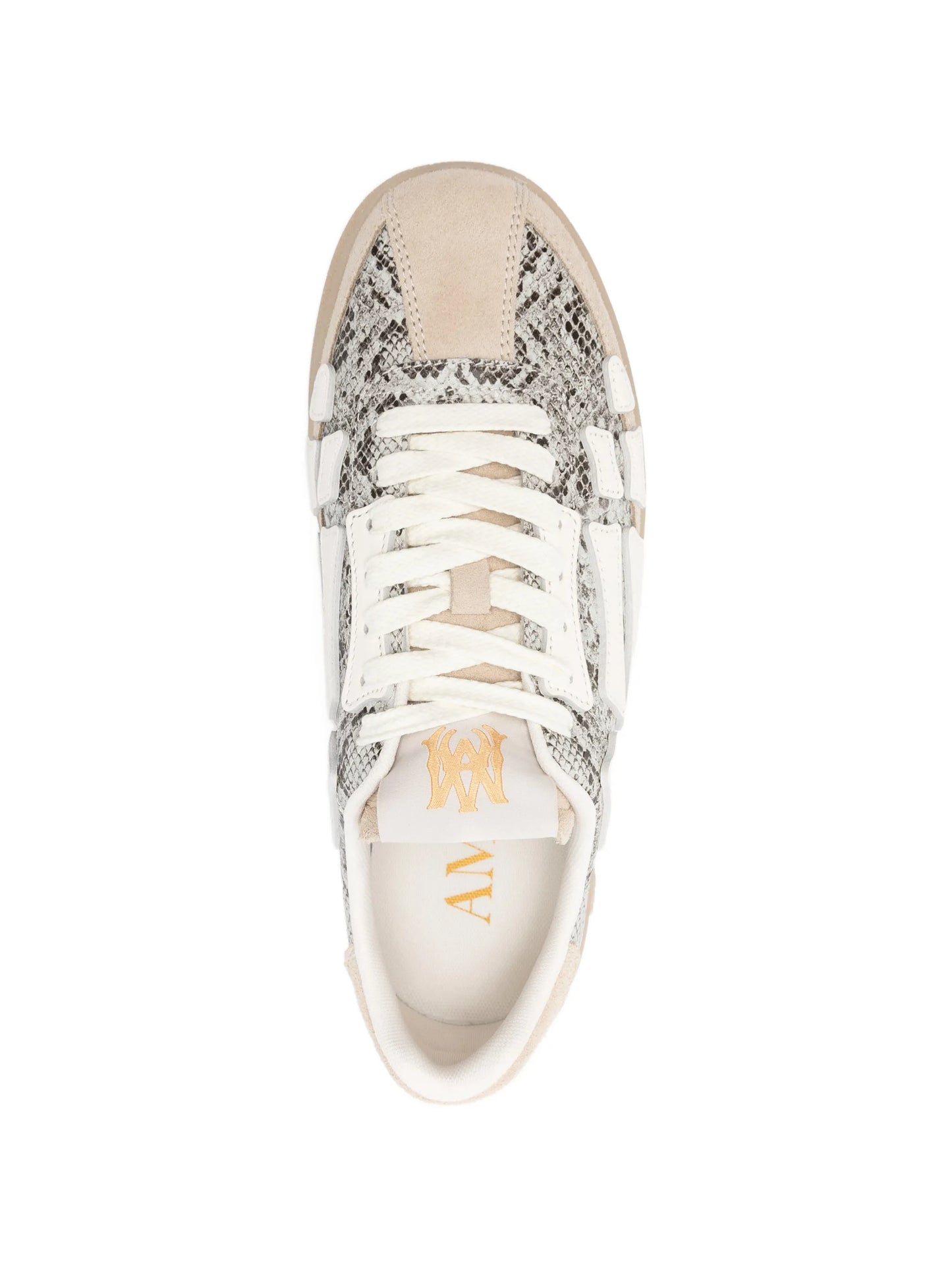 Pacific Bones snake-pattern sneakers