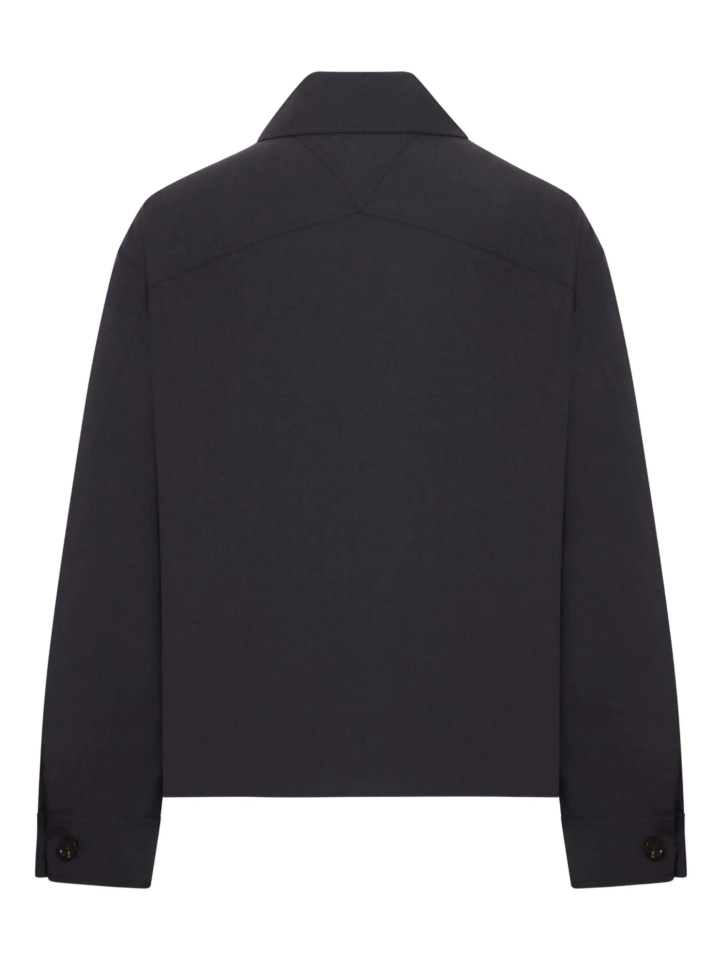 classic collar wool jacket