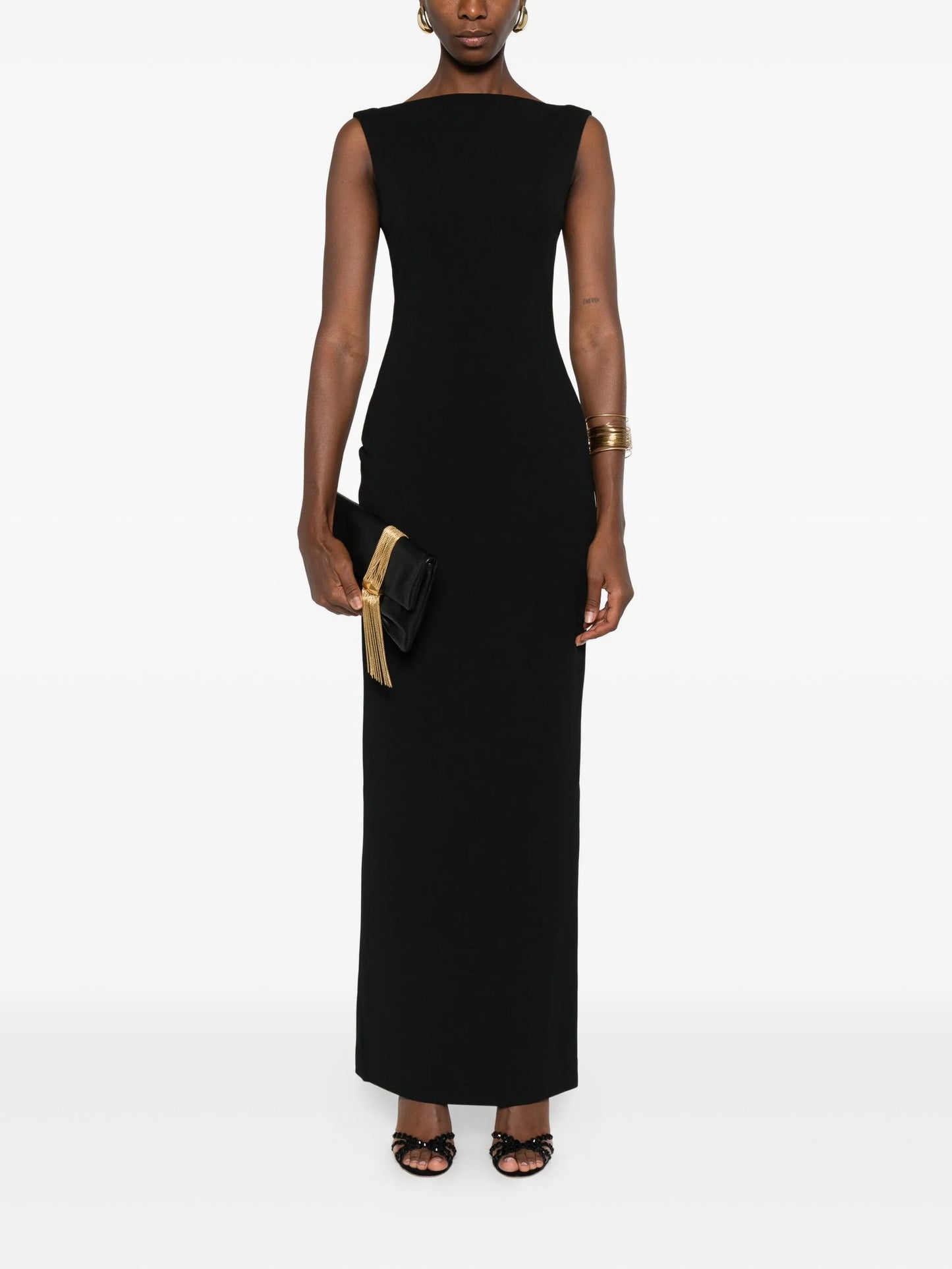 Imogen boat-neck maxi dress