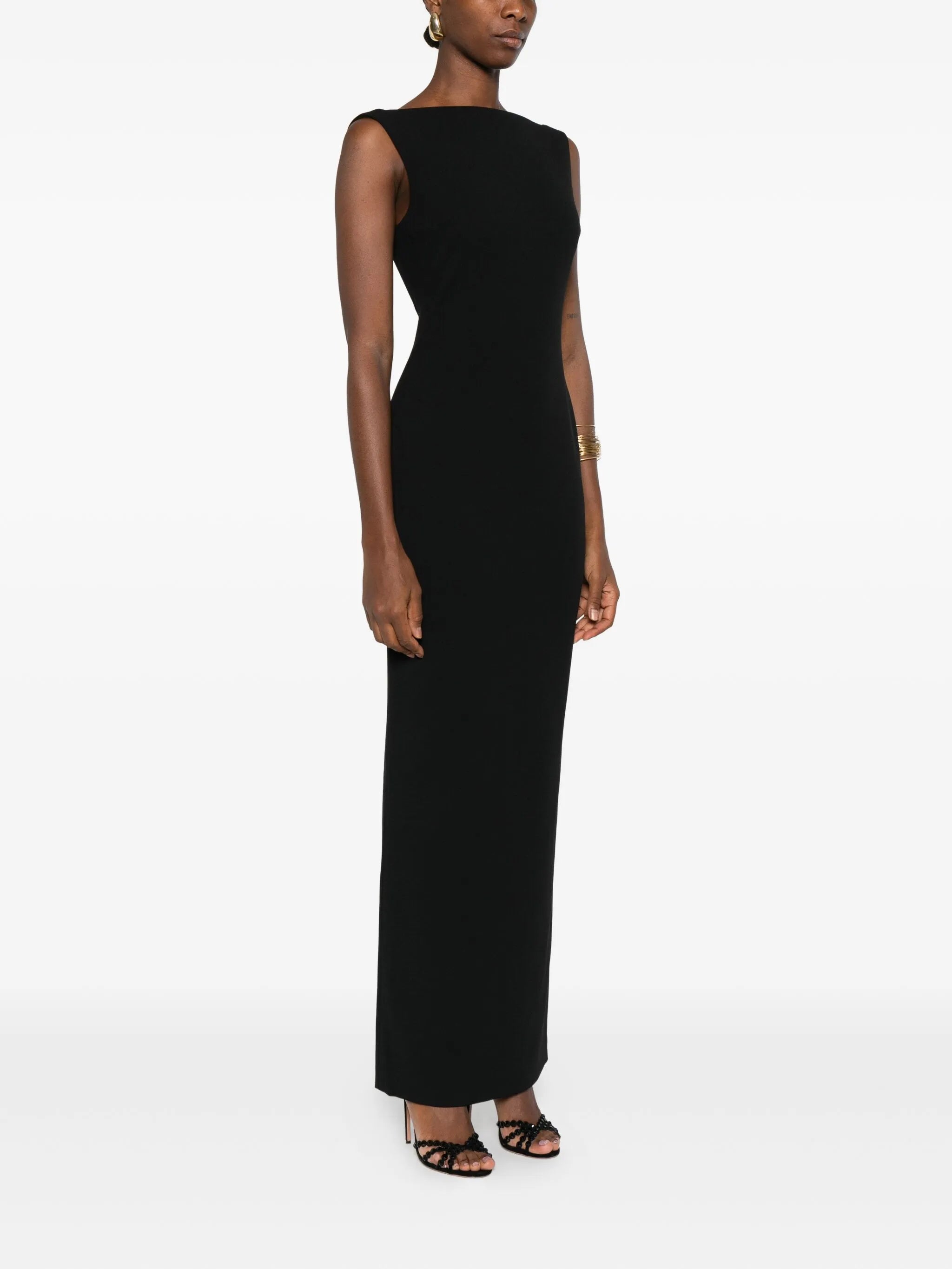 Imogen boat-neck maxi dress