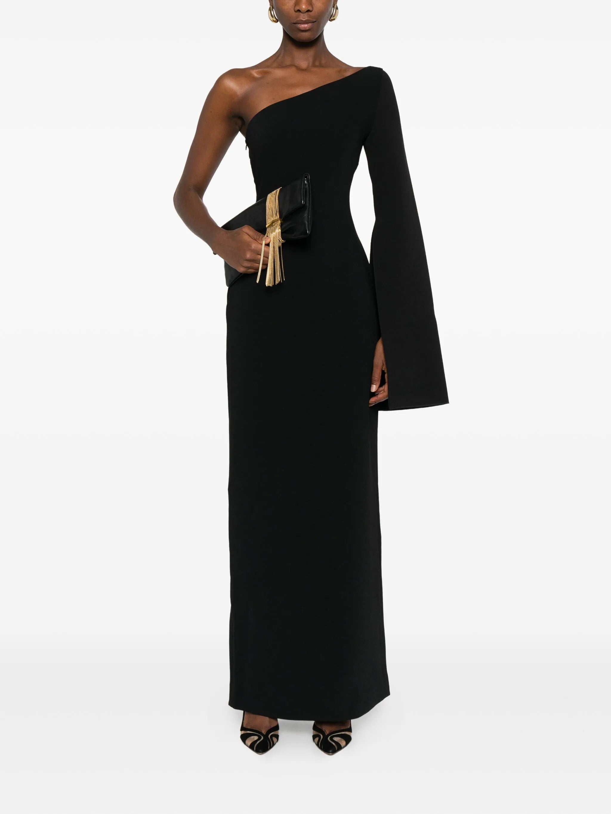 Alina one-shoulder maxi dress