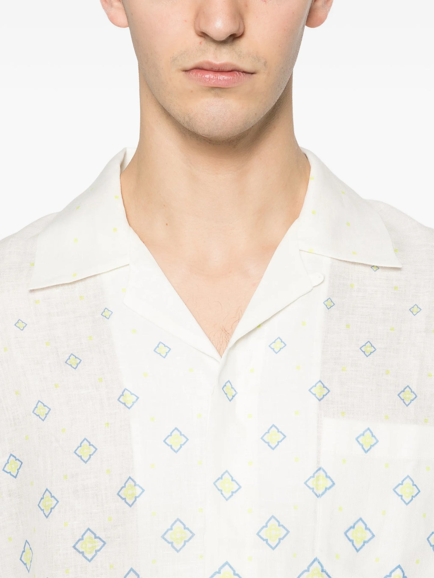 monogram short-sleeve shirt