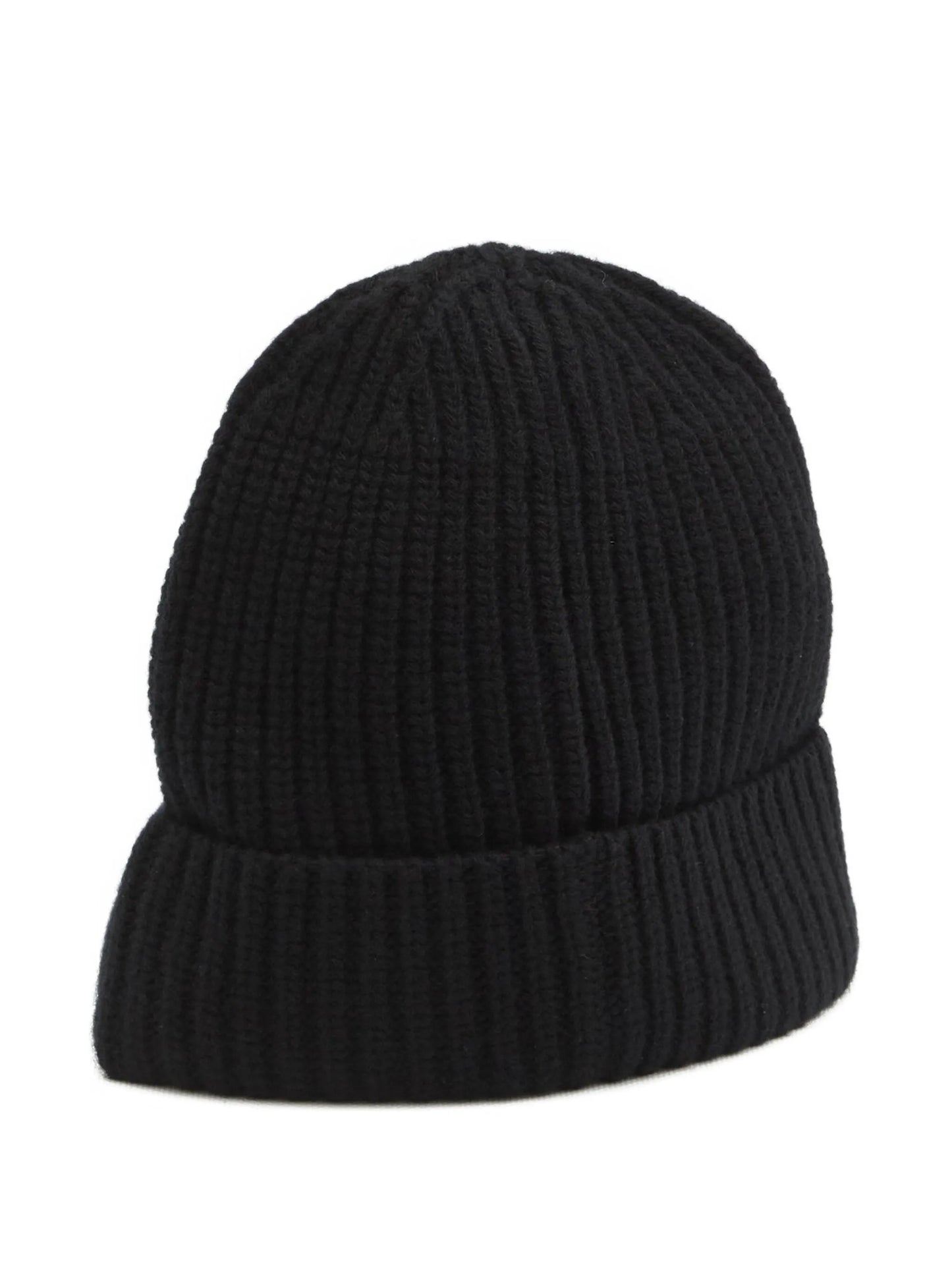 ribbed-knit logo beanie